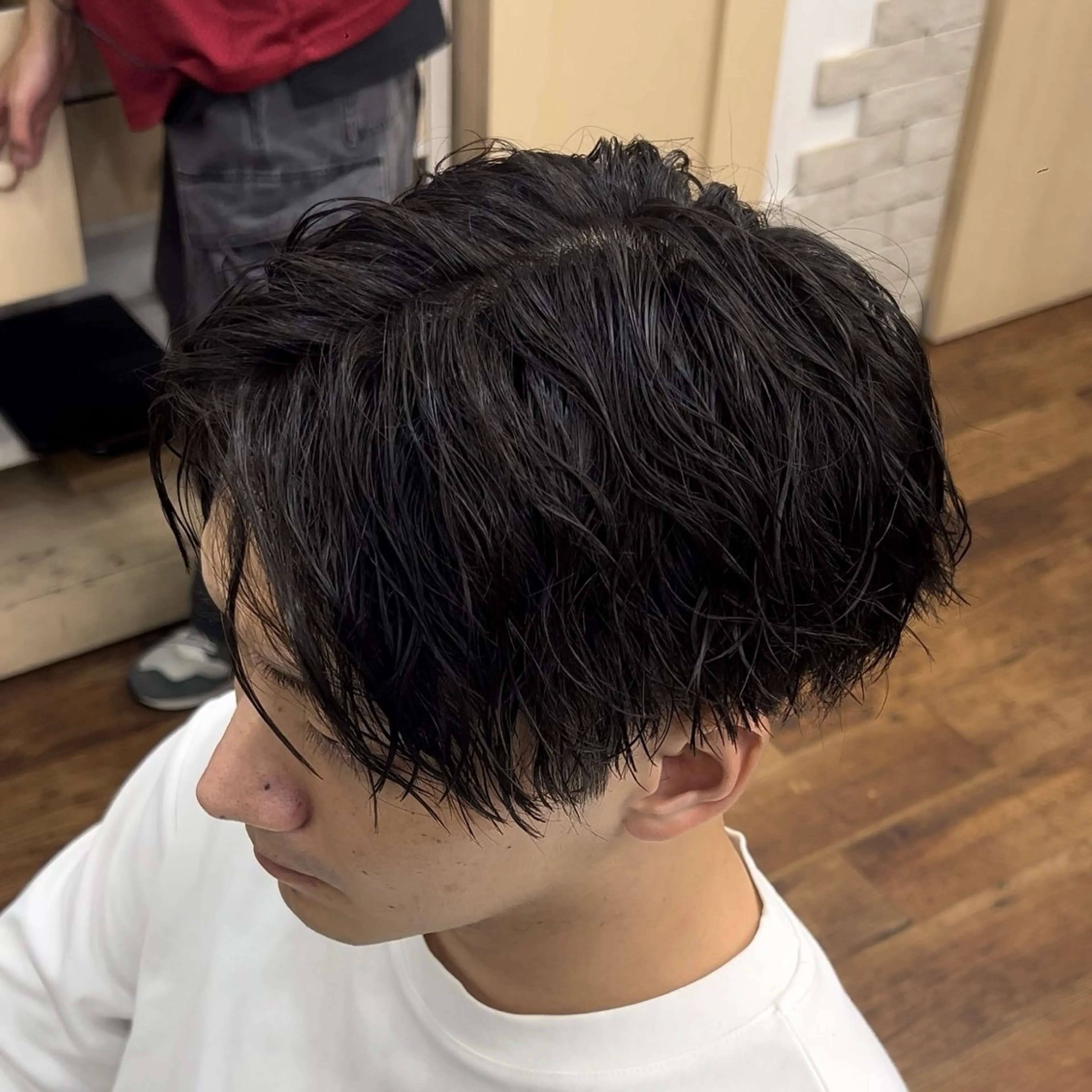 パーマ メンズ メンズパーマ ツイストスパイラルパーマ スパイラルパーマ Rikito 予約リクエストご案内のヘアスタイル