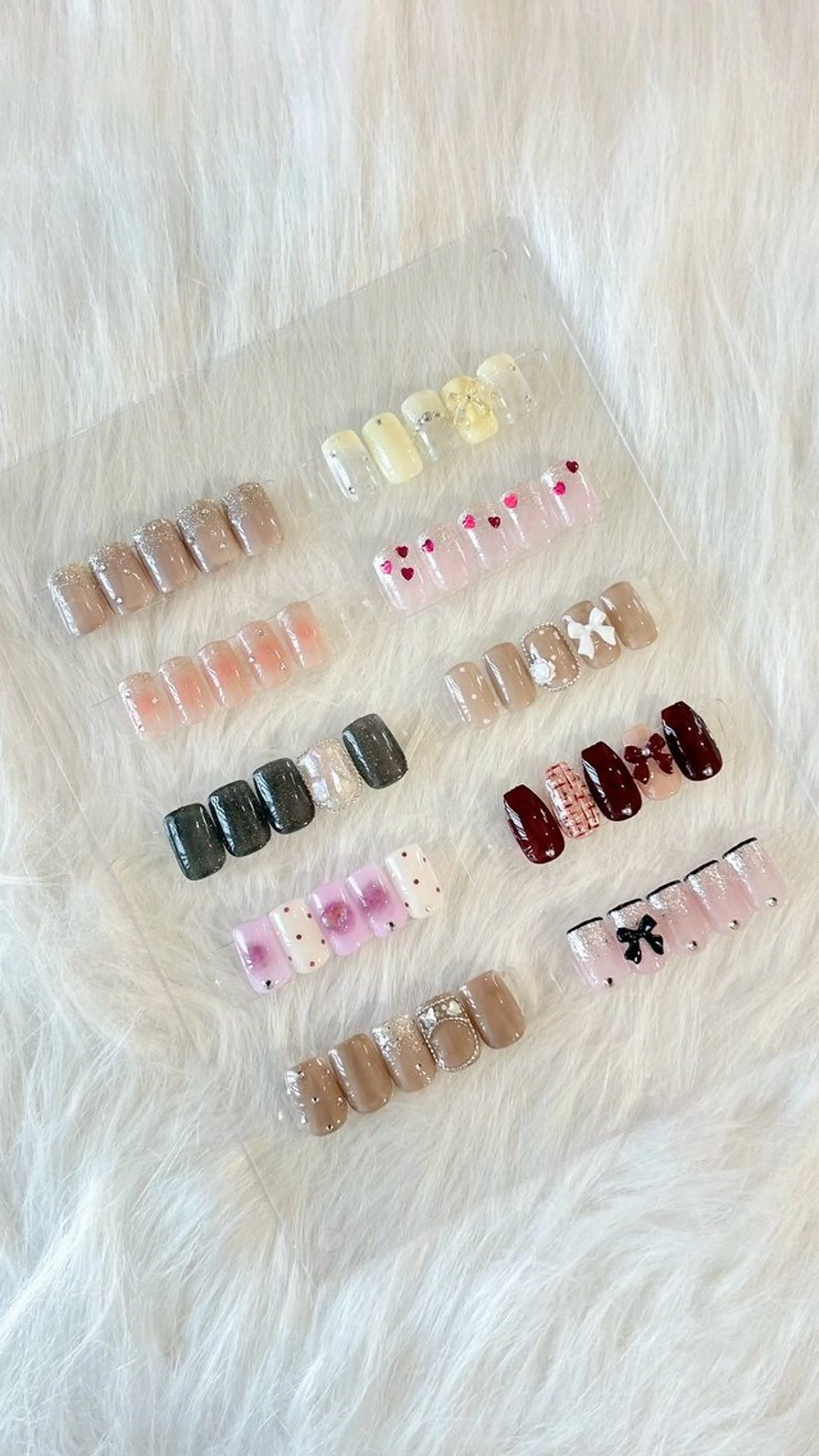 ネイル 長さ出し ハンドネイル EmaNail 🧸Momokaのネイルデザイン