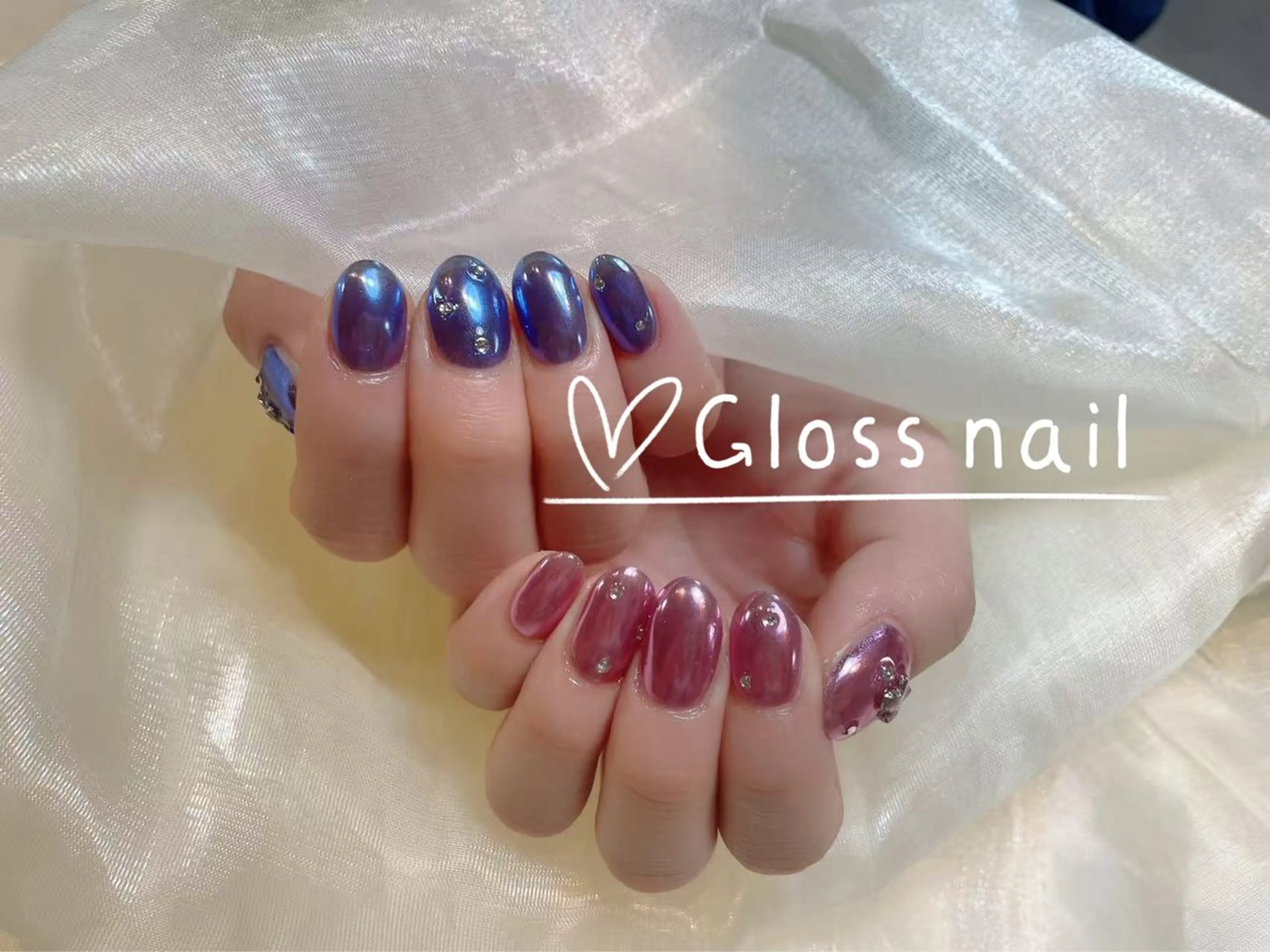 ネイル miho🍎 Gloss nailのネイルデザイン