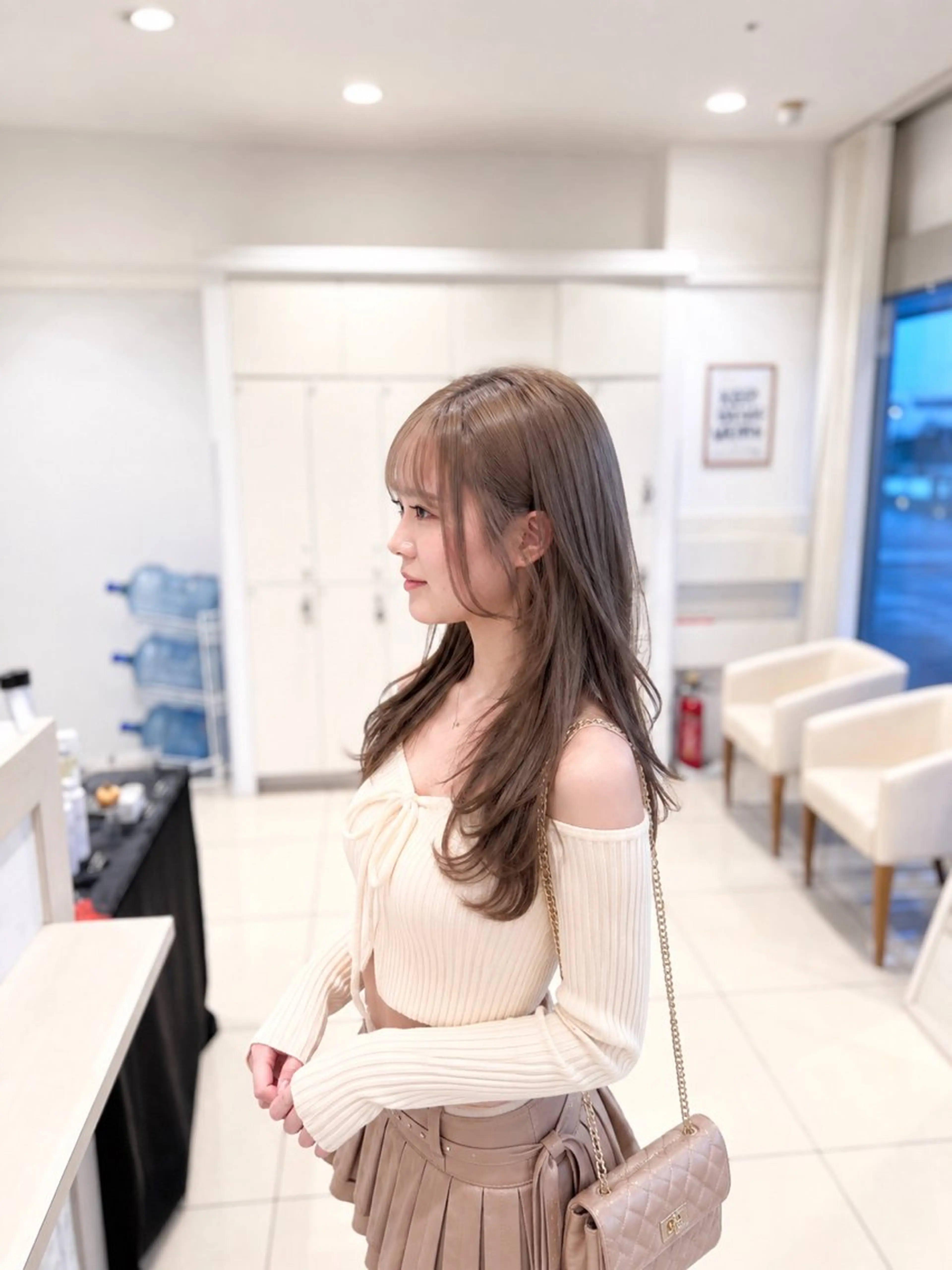 ロング カラー カット ヘアカラー トリートメント 金子 直樹のヘアスタイル