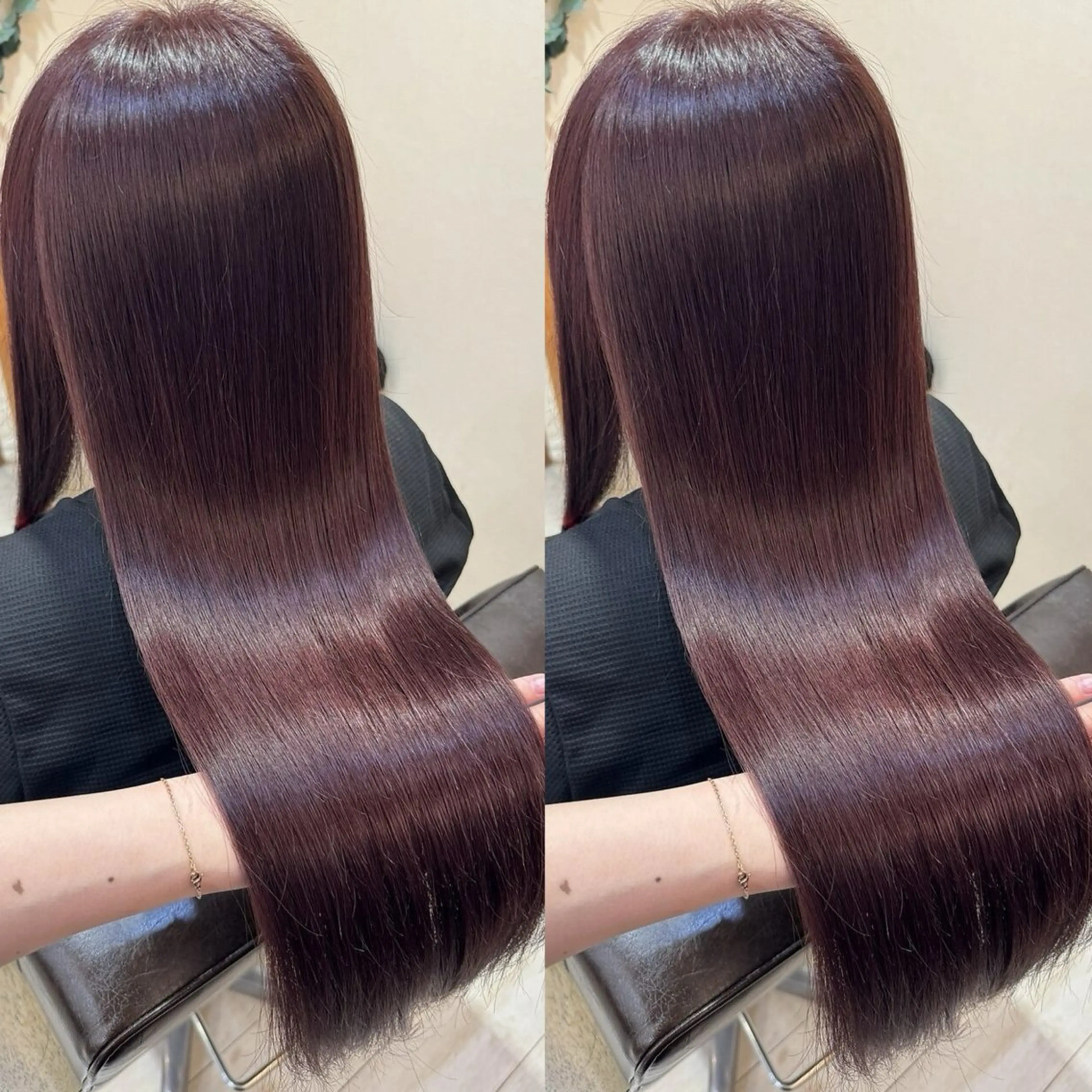 ロング カット 縮毛矯正 トリートメント 髪質改善 竹川裕太のヘアスタイル