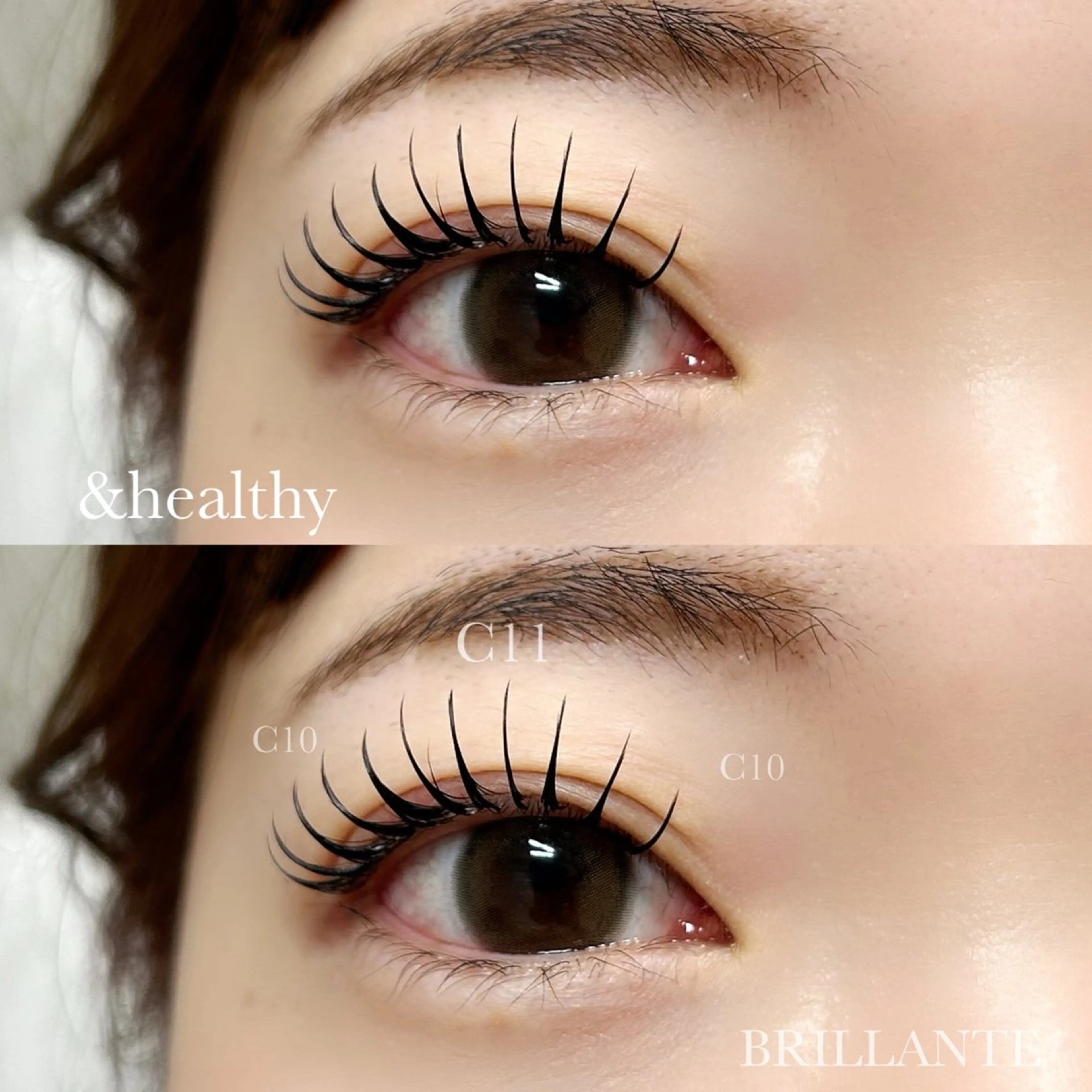 マツエク・マツパ BRILLANTE -ブリアンテ-のマツエク・マツパデザイン