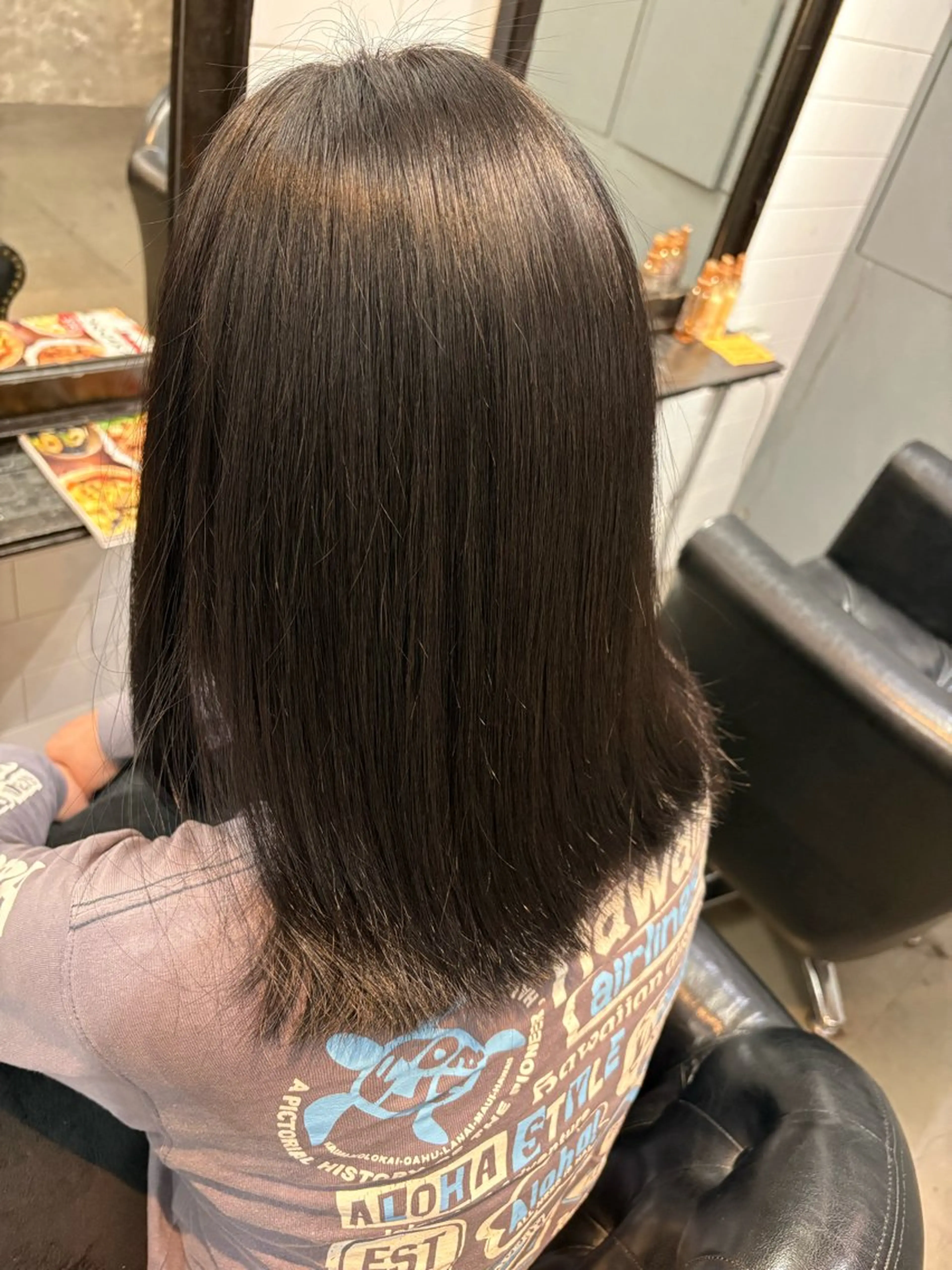 ミディアム カット トリートメント 村田 颯将のヘアスタイル