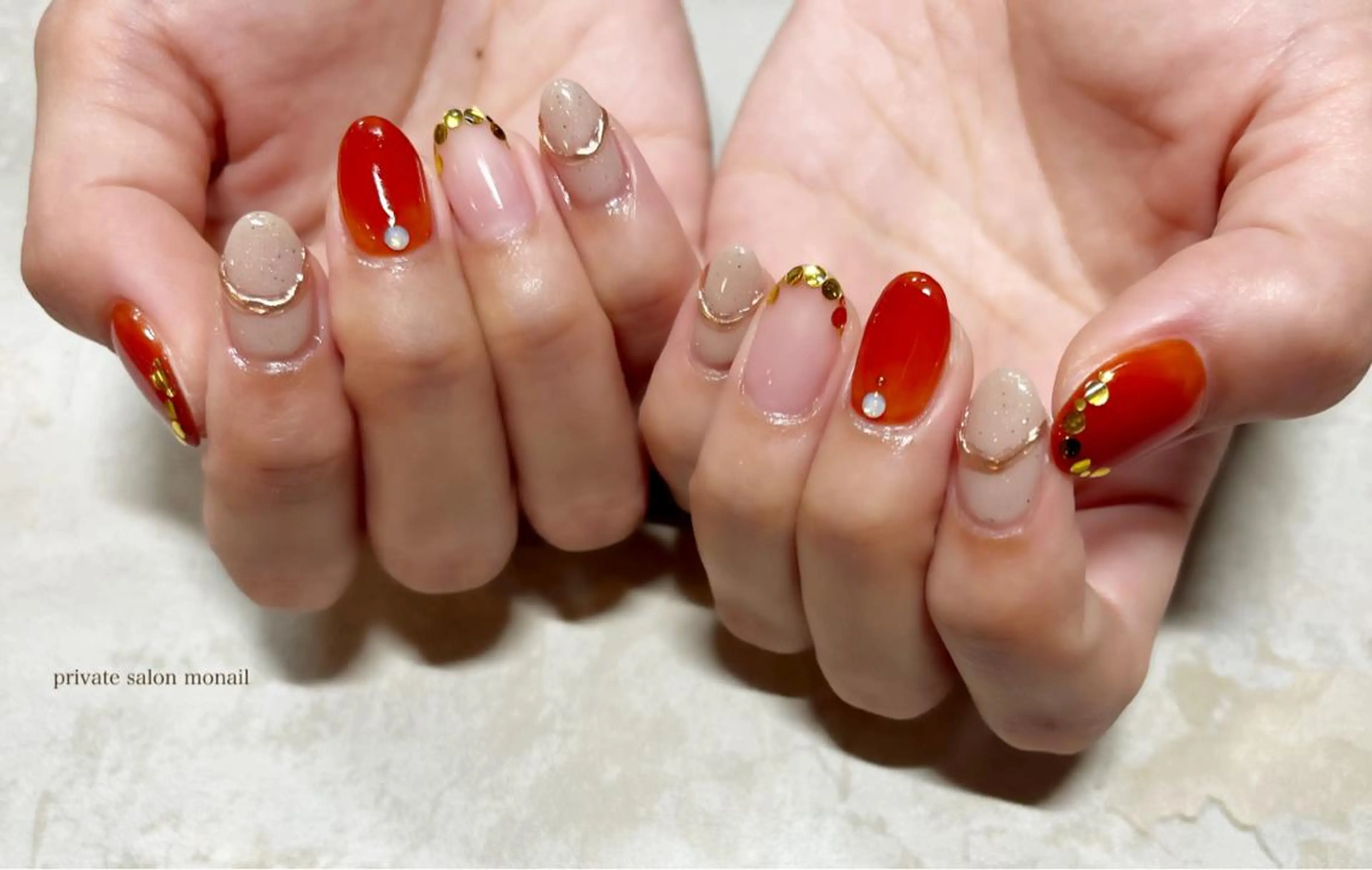ネイル アートネイル ハンドネイル nail salon monailのネイルデザイン