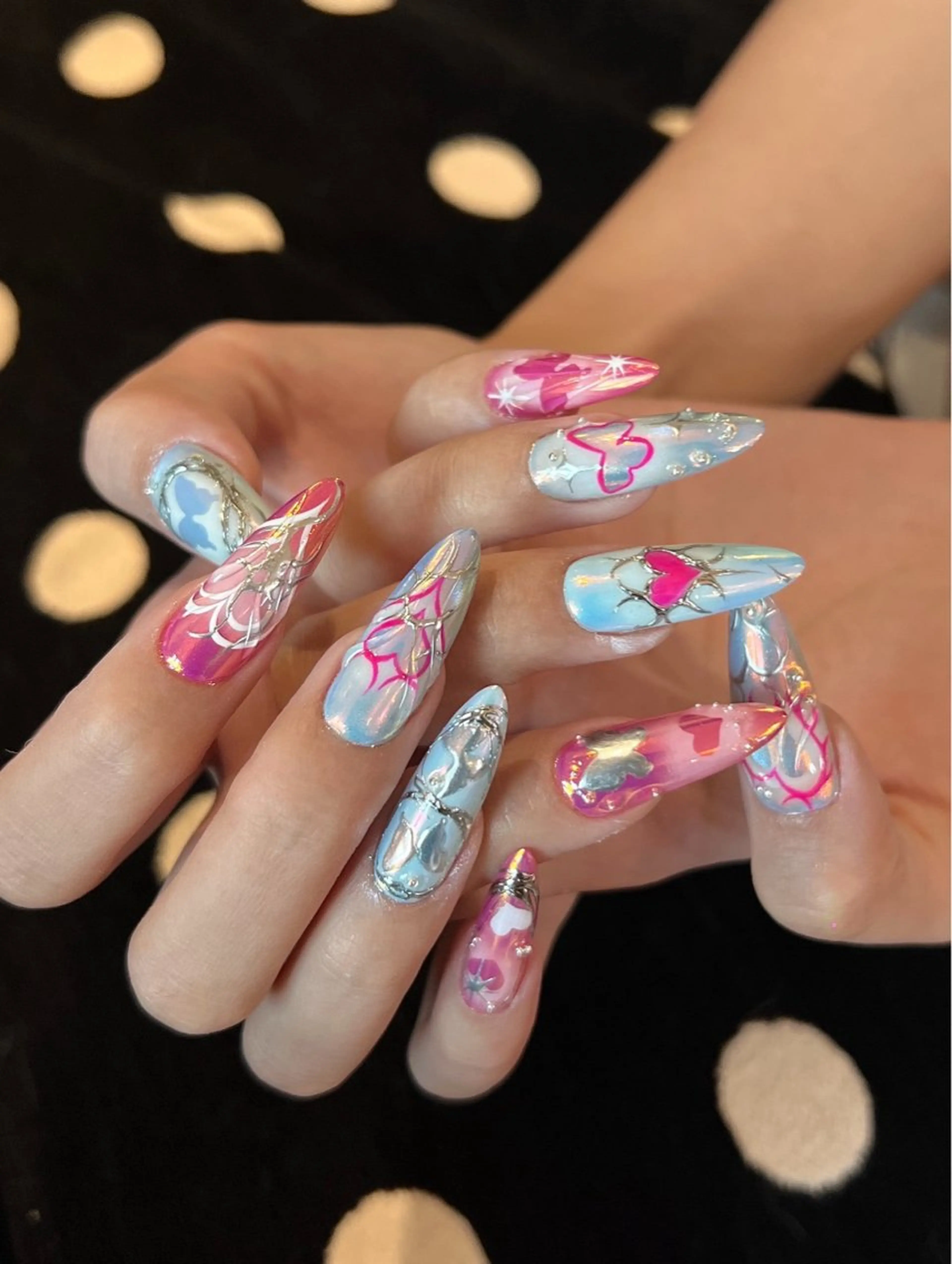 ネイル ハンドネイル ハンドケア Panda chan Novaのネイルデザイン