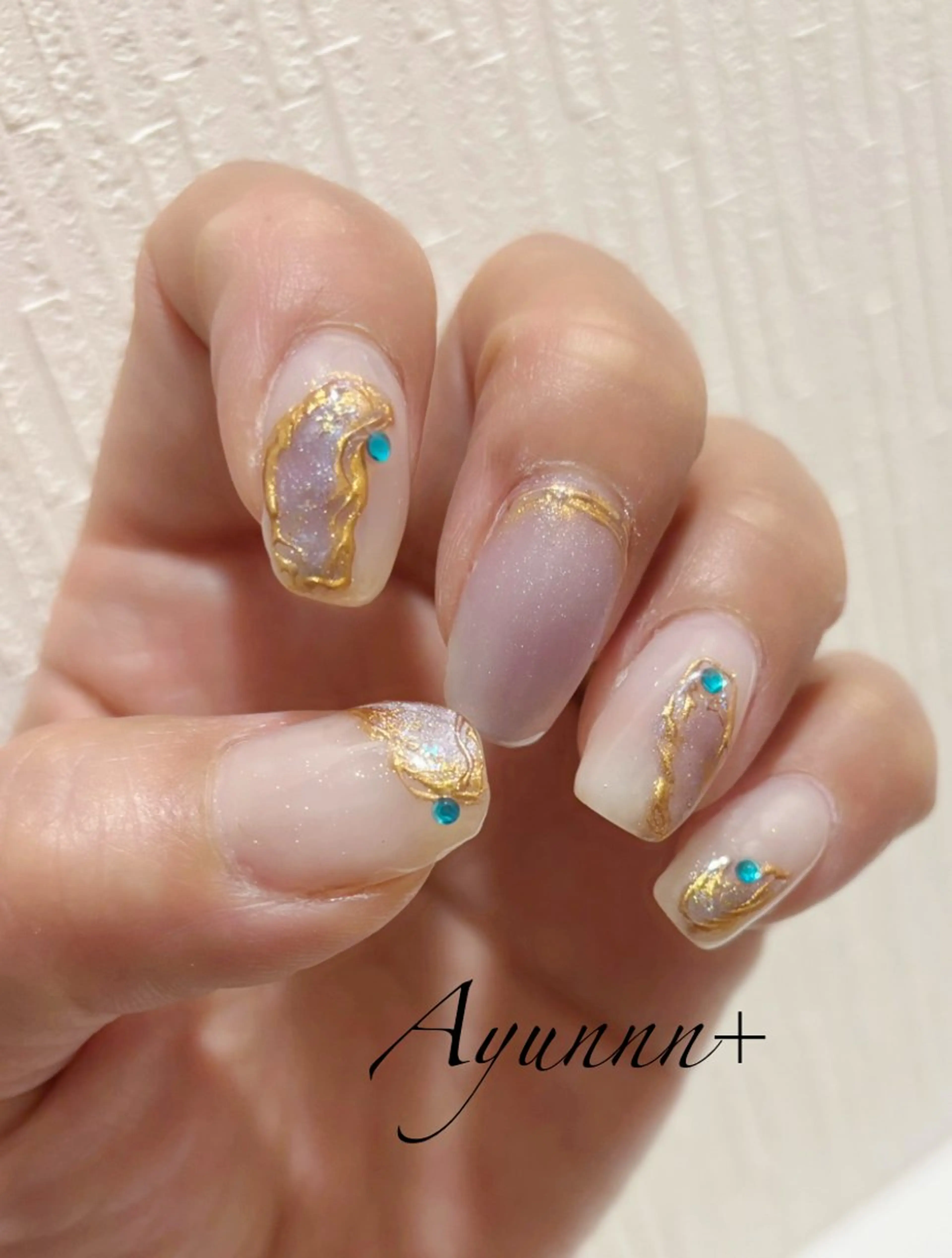 ネイル ミラーネイル ミラーマグ T + B ❇︎ ayuのネイルデザイン
