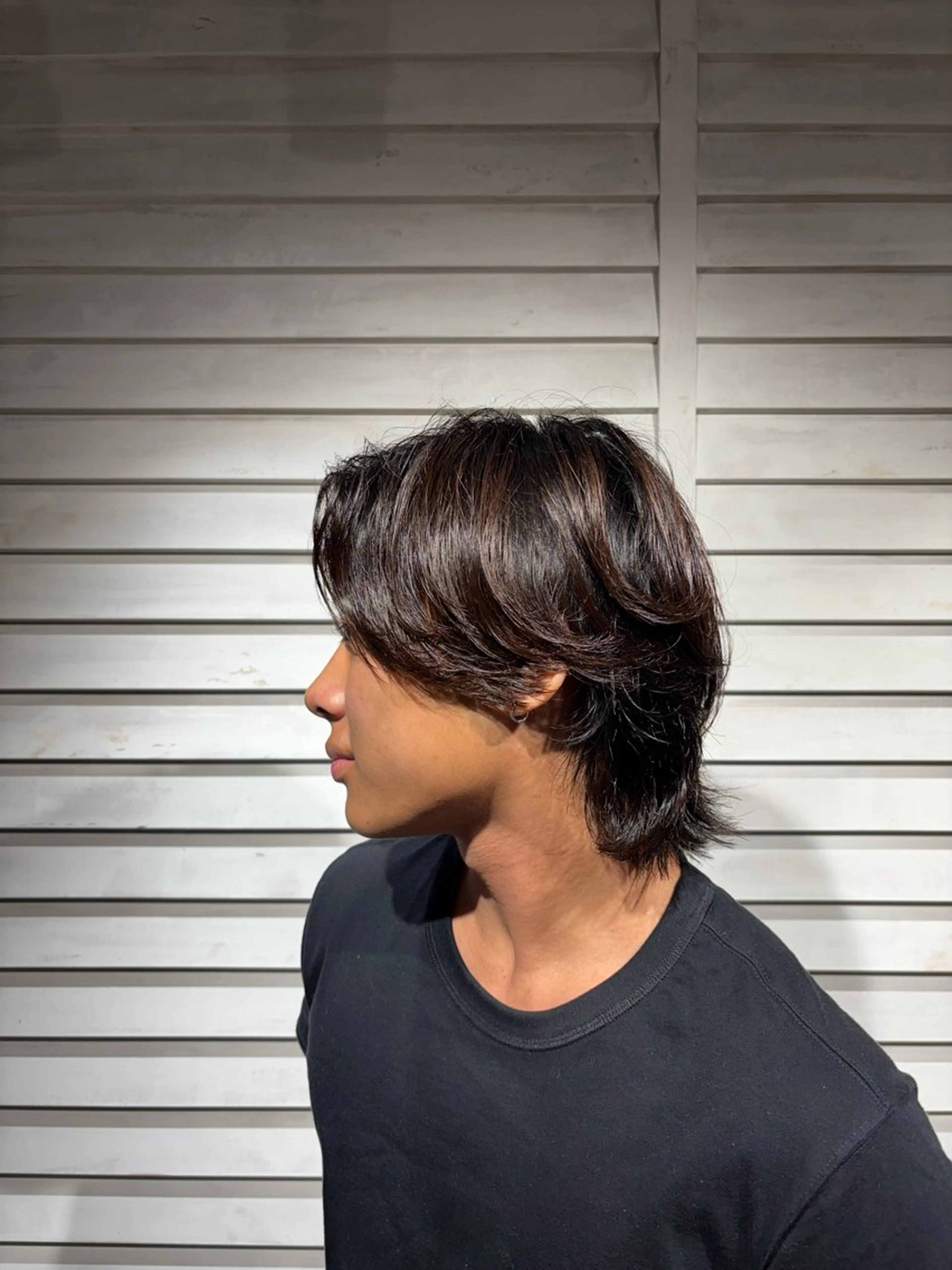 ミディアム パーマ メンズ カット パーマ 似合わせ得意です🫆 ナカムラカイオウ🌎のヘアスタイル