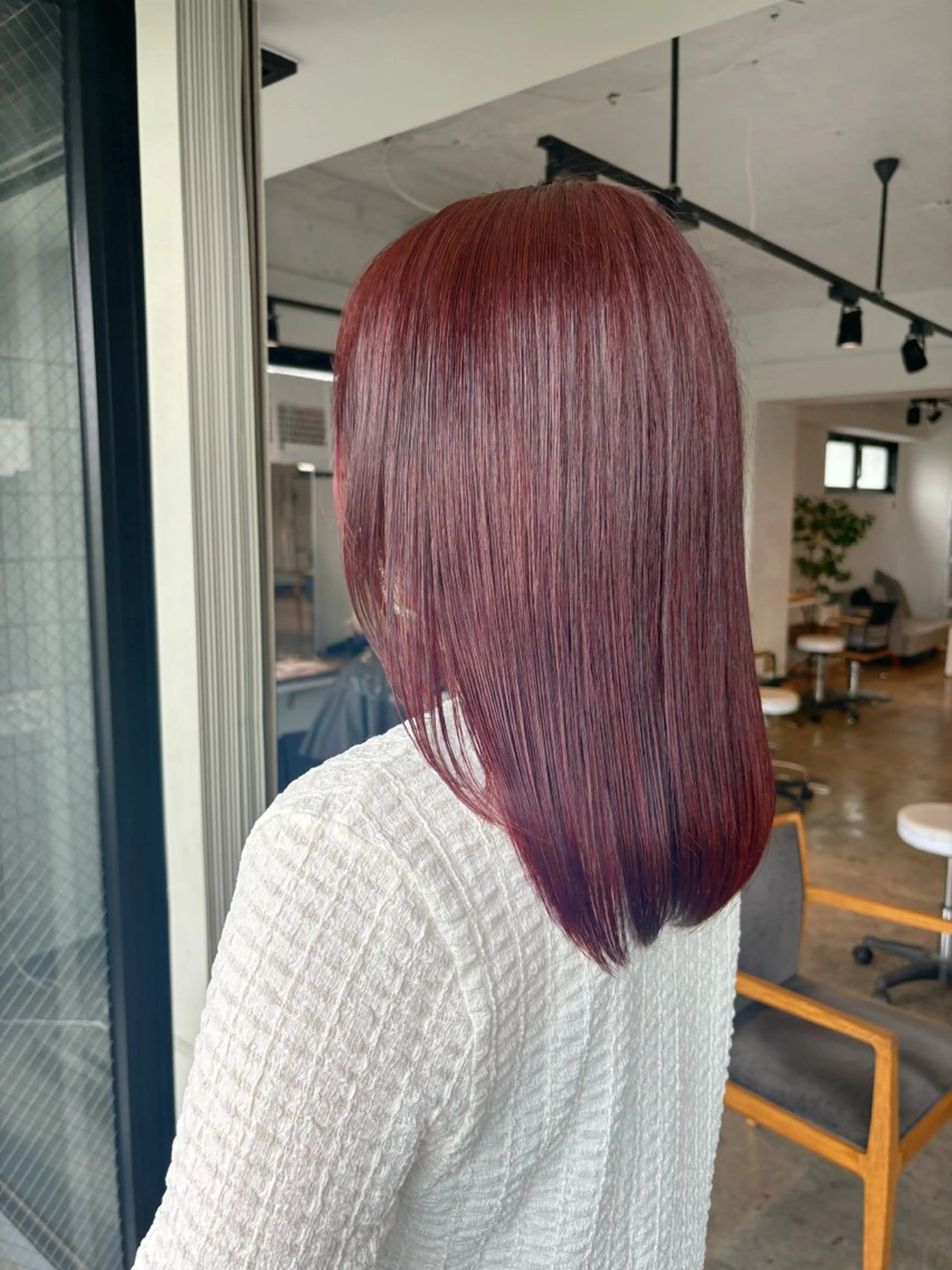 ロング カラー ブリーチ ケアカラー ダブルカラー ブリーチなしカラー 暖色カラー🍒 ケアブリーチ/akiのヘアスタイル