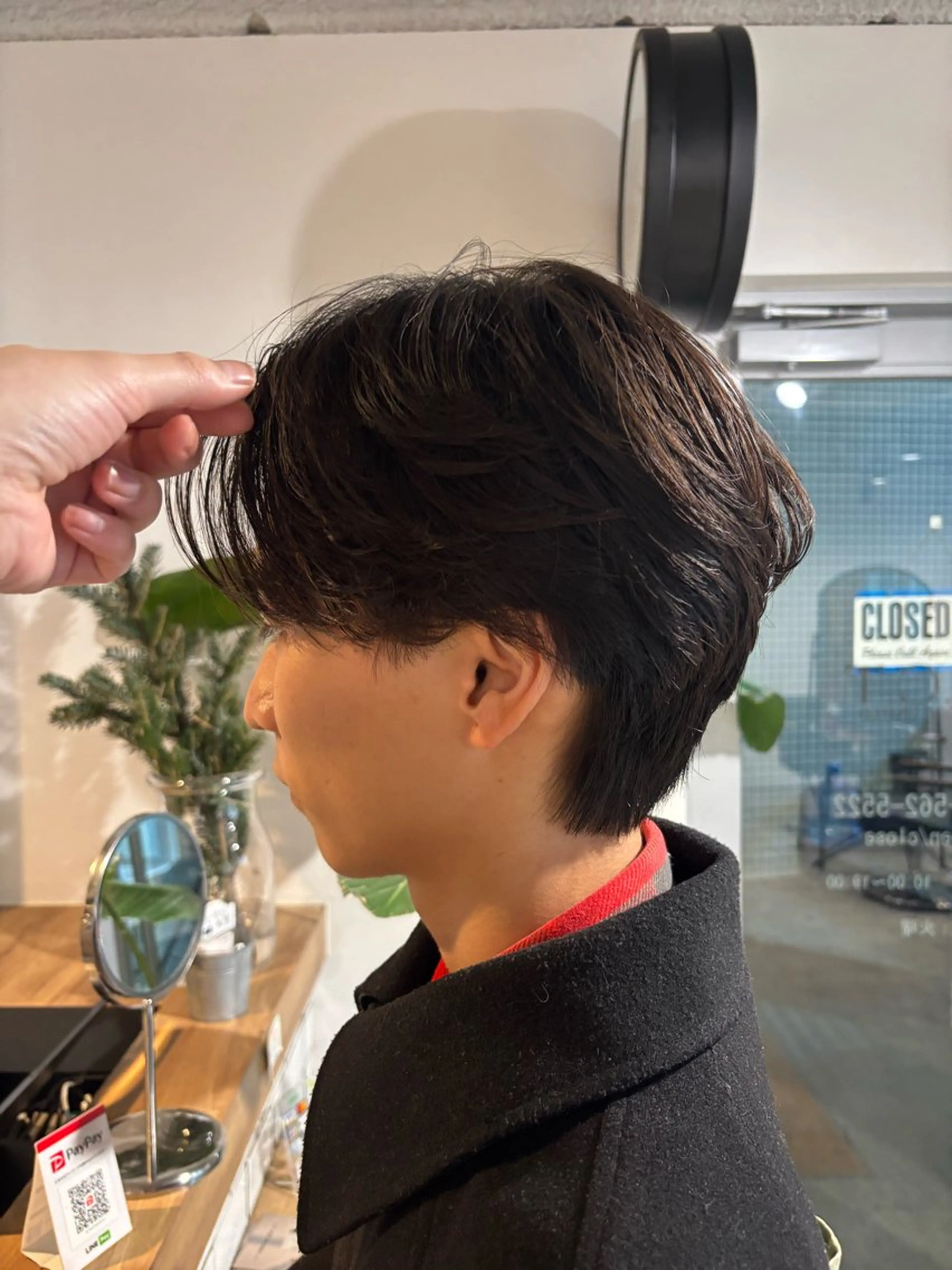 パーマ メンズ みつけ／メンズカット メンズパーマ🦔のヘアスタイル