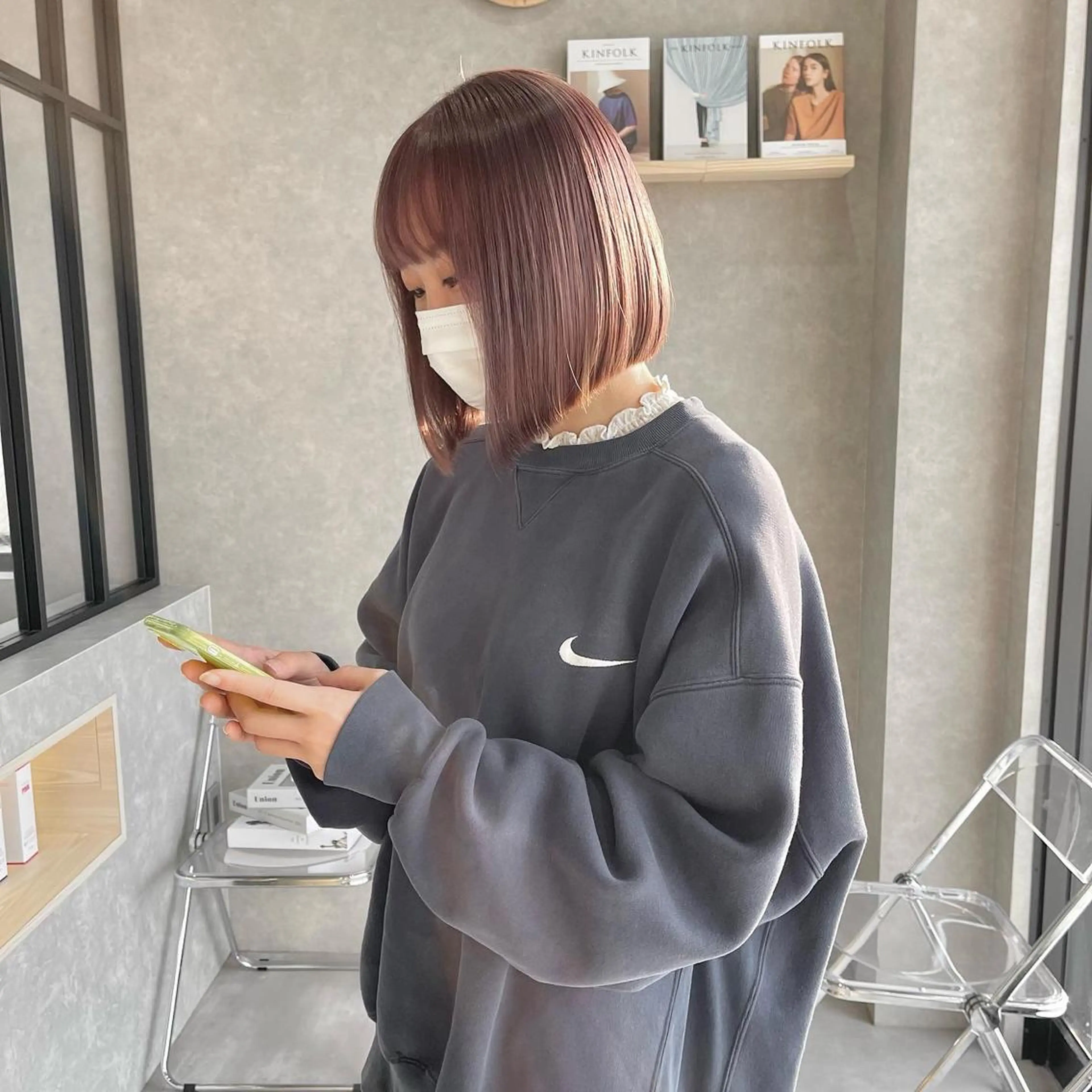ショート カラー 一ノ瀬 暁のヘアスタイル