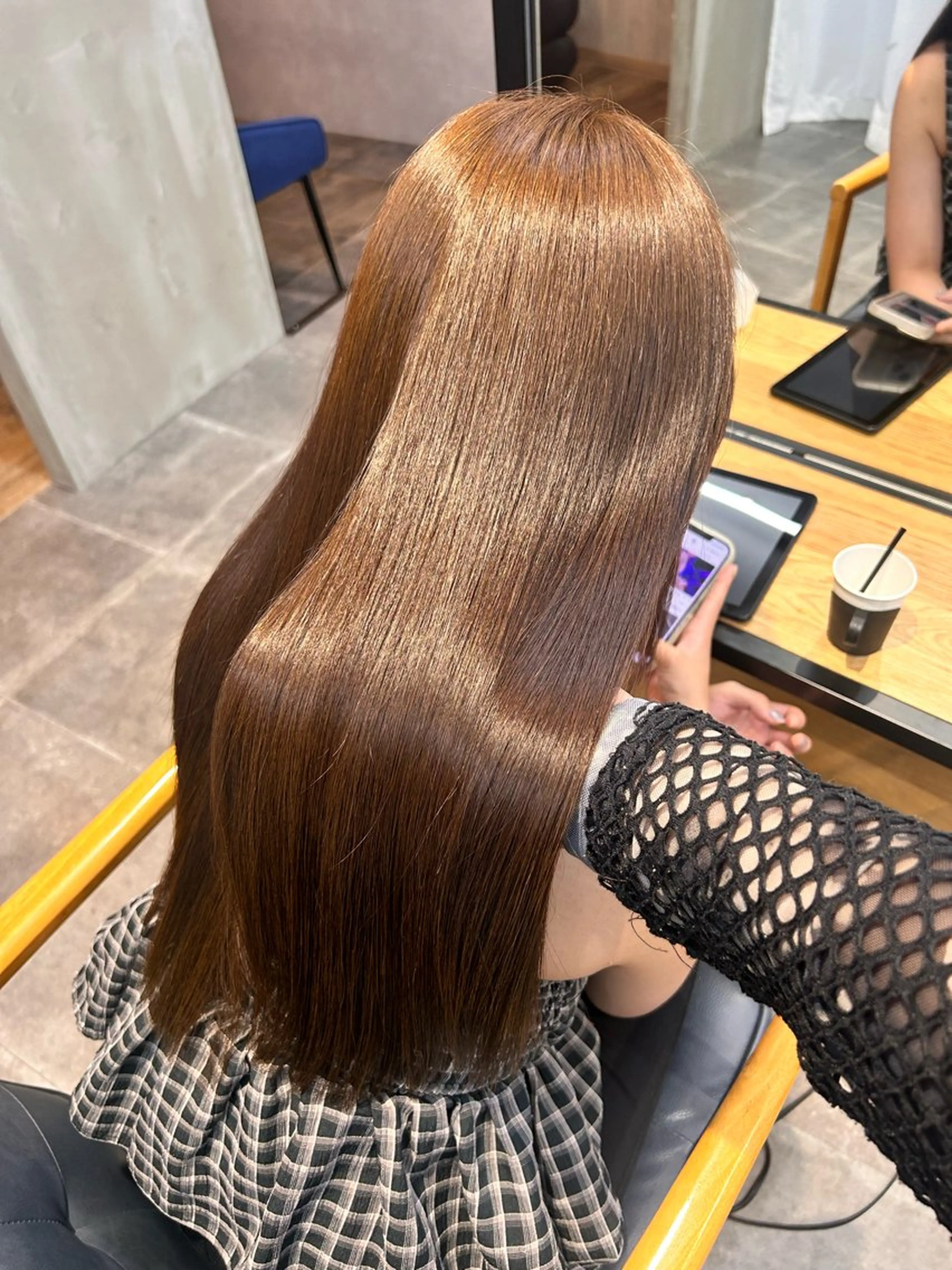 ロング カラー 韓国×髪質改善カラー 💎hinaのヘアスタイル