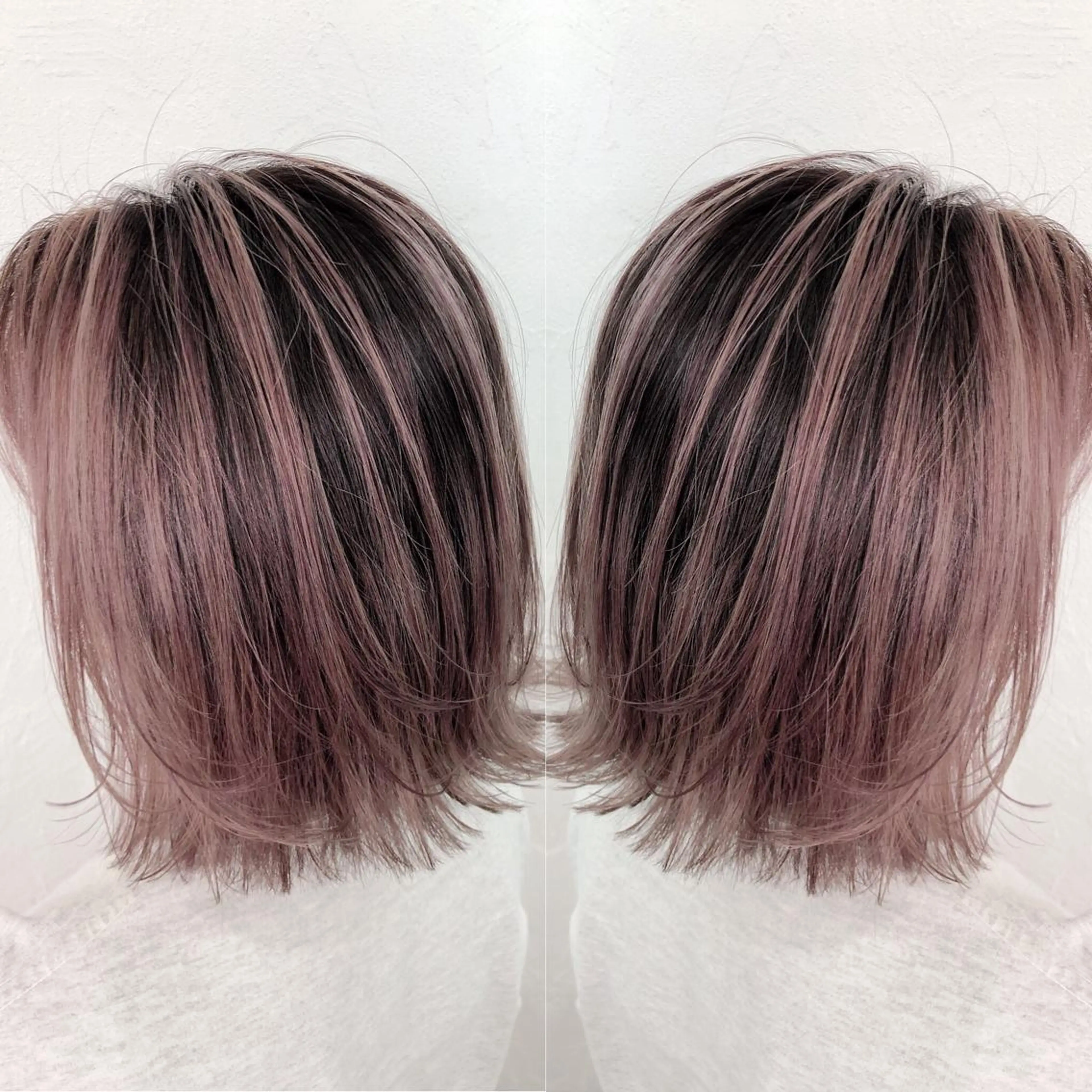 ミディアム カラー ヘアアレンジ 髪質改善専門店 エイジングケアのヘアスタイル