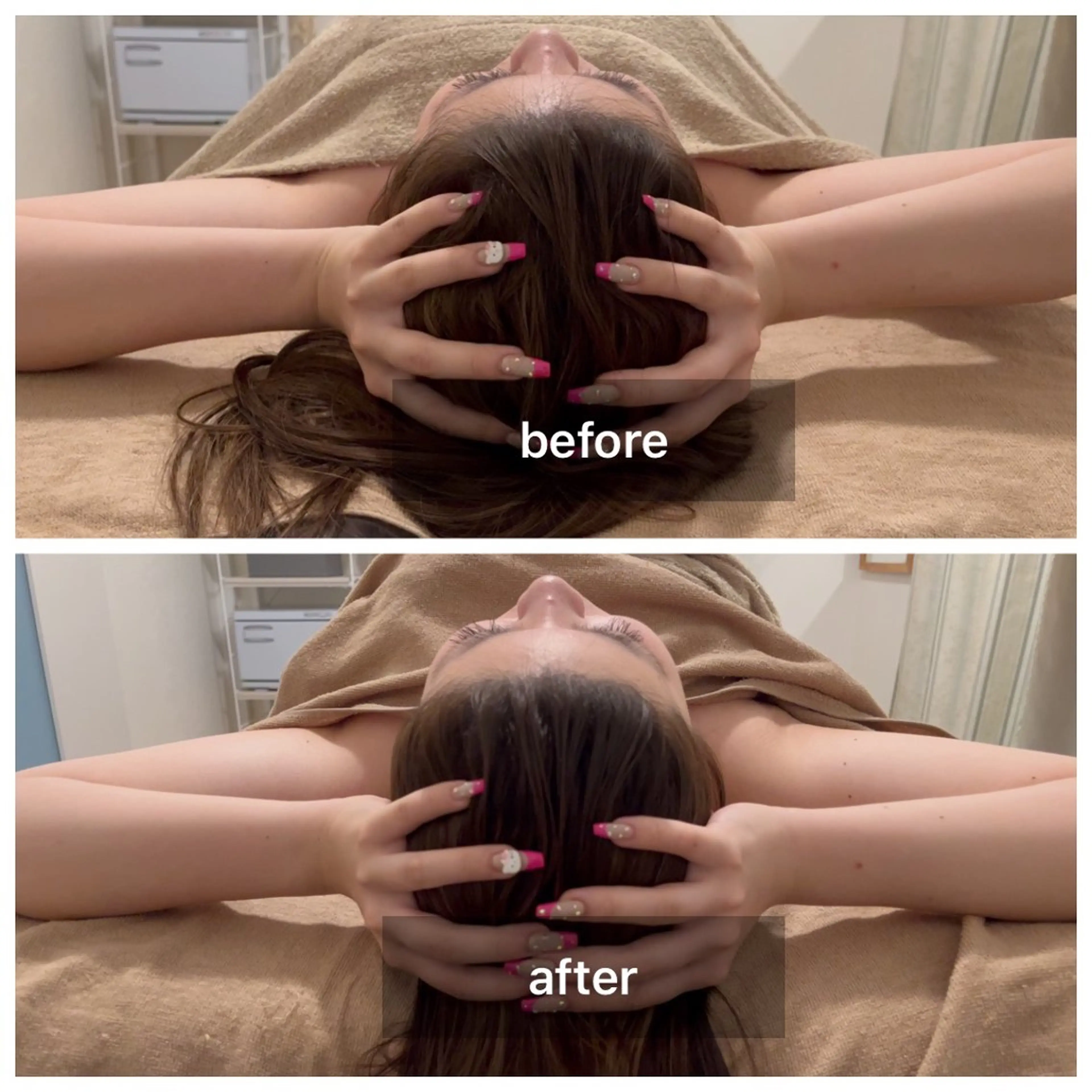 快眠❣️頭ほぐし極❣️首肩デコルテ付き60分※口コミ投稿で8800円→7800円 自律神経 ヘッドマッサージの写真