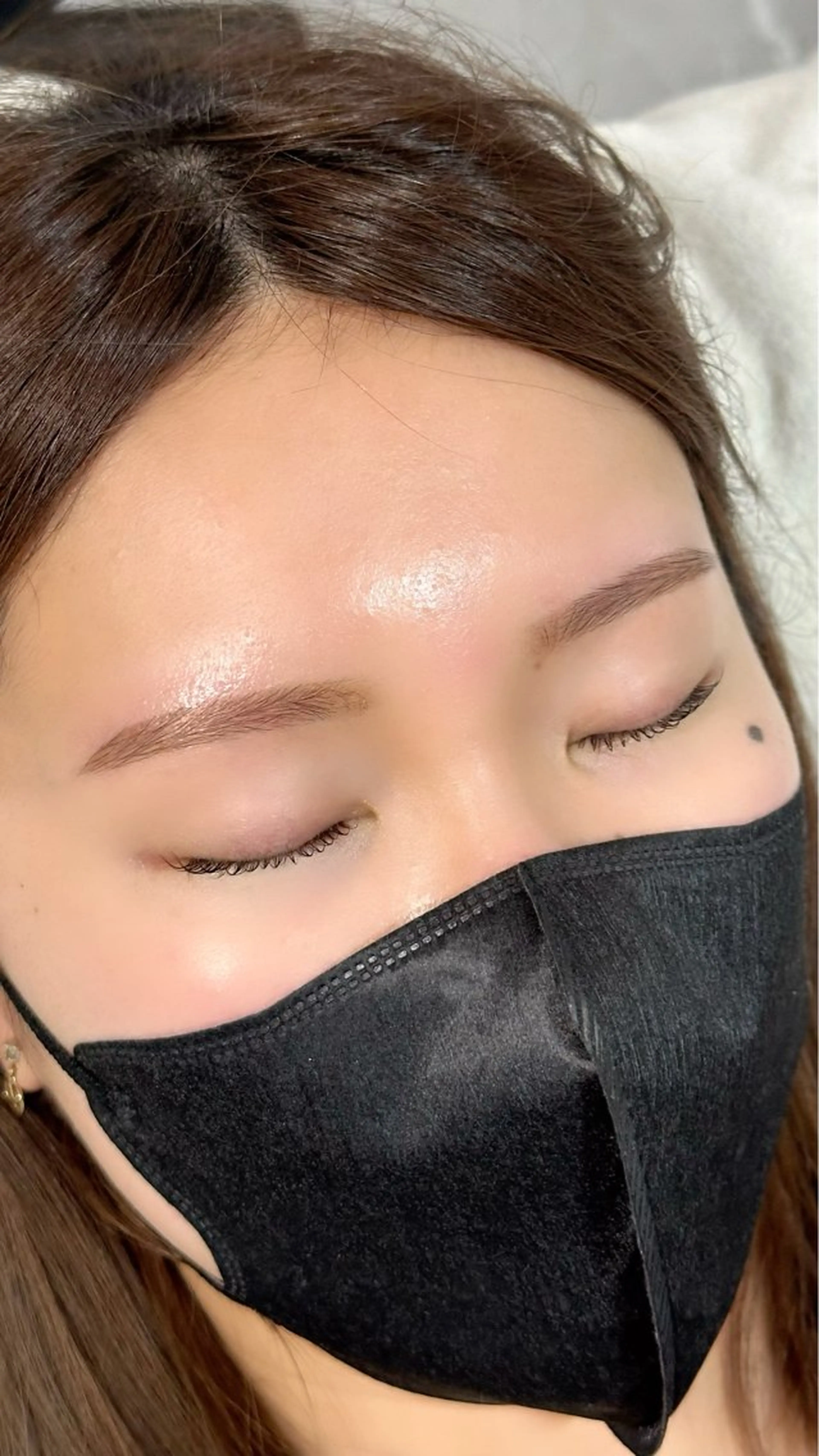 アイブロウ 眉毛ワックス脱毛 nerine akaneのマツエク・マツパデザイン