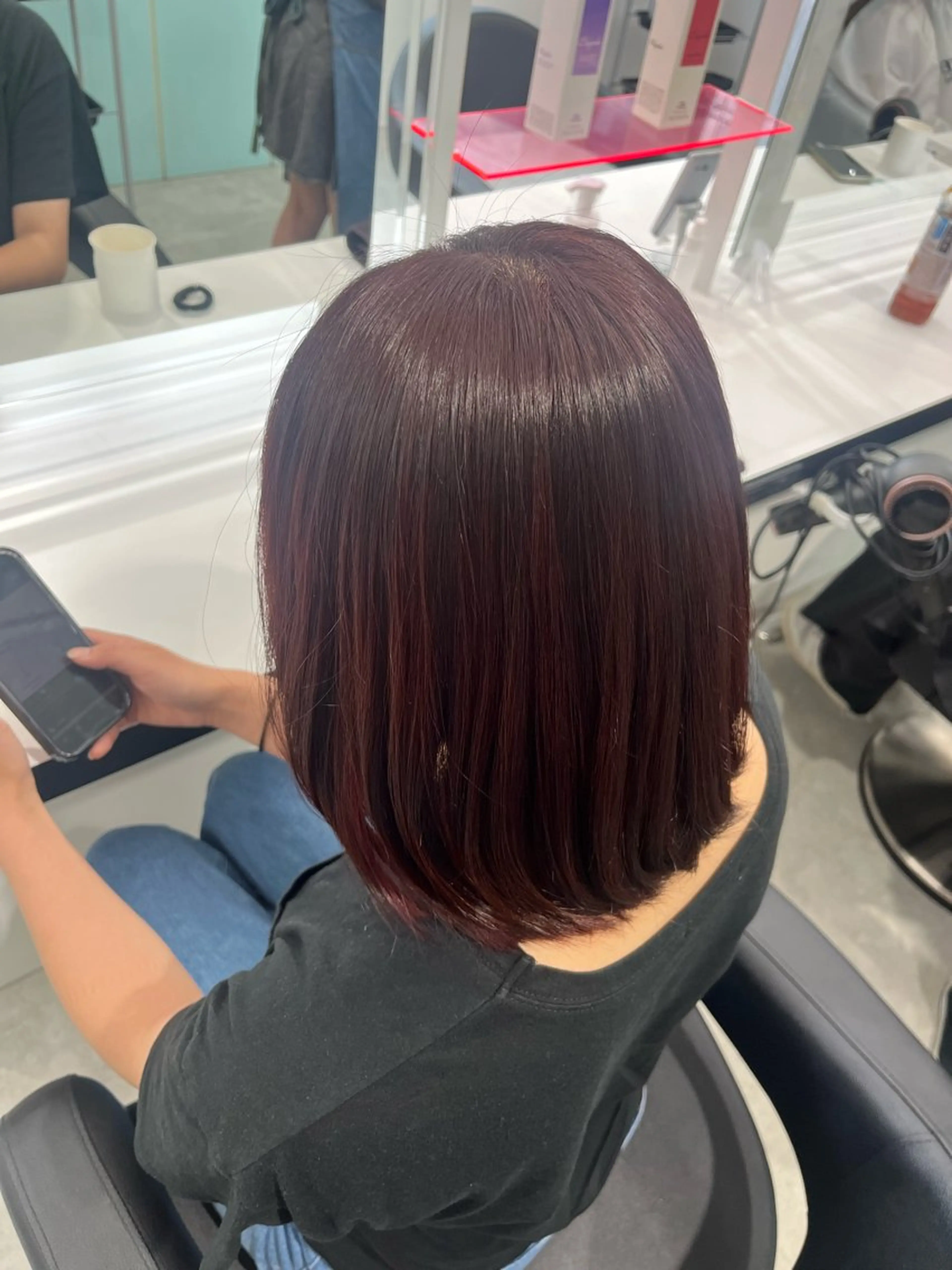 ショート カラー みう/仙台/暖色/ 艶髪/顔周りカット/のヘアスタイル