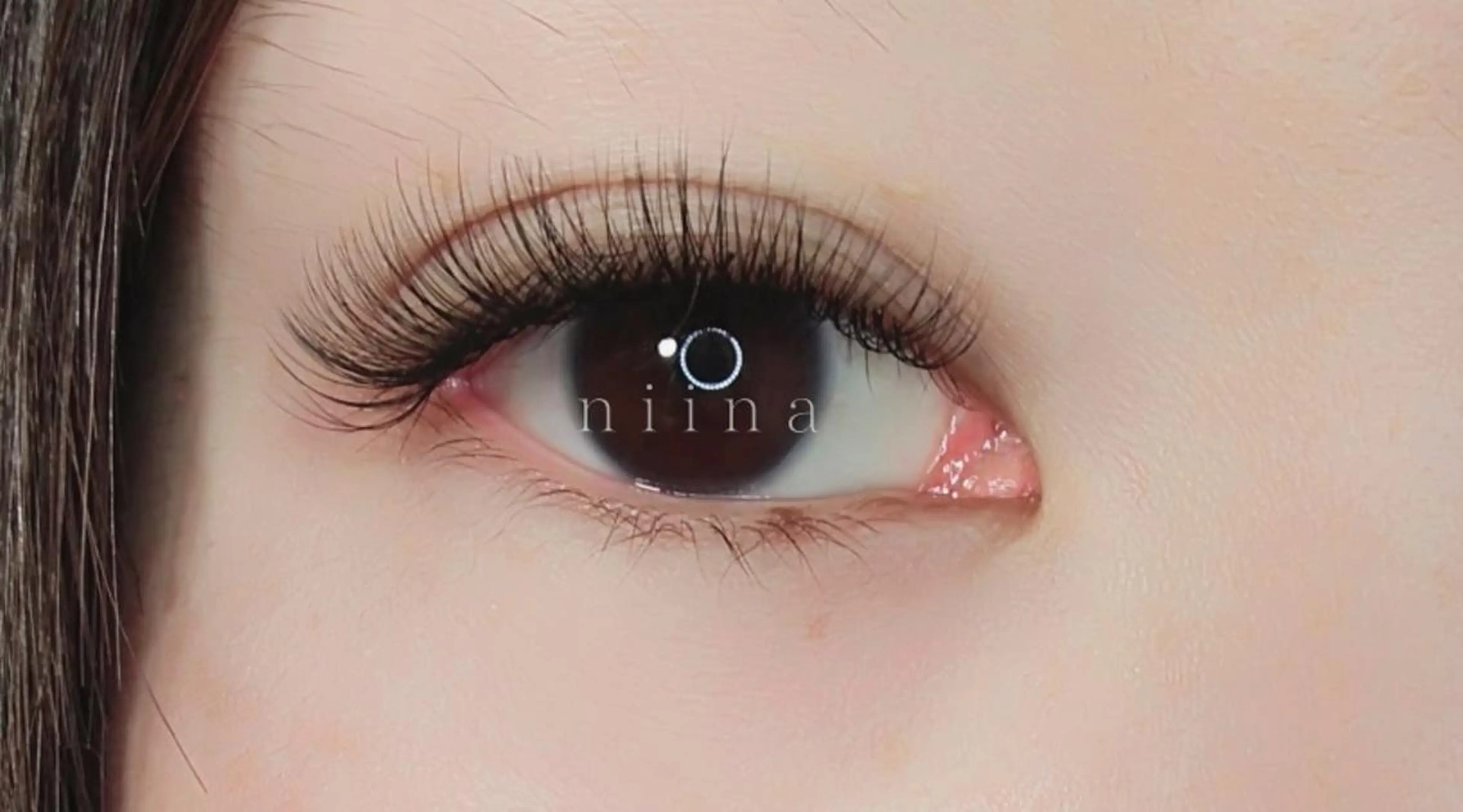 マツエク・マツパ フラットラッシュ マツエク niina所属・n i i n a  -eye&nail-のマツエク・マツパデザイン