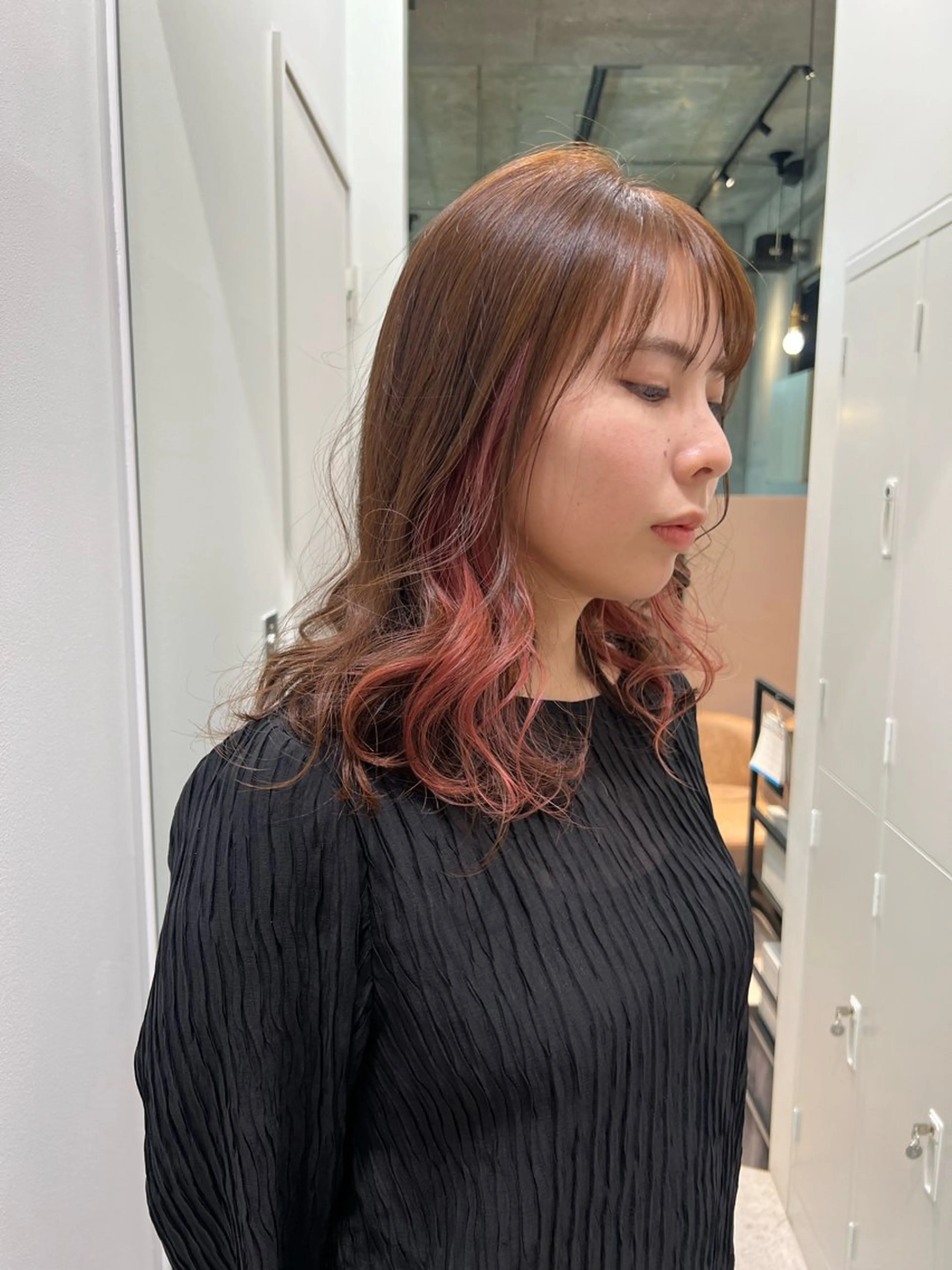 【💇🏼‍♀️カット+イヤリングカラー🖤】⌇ケアブリーチに変更◎の写真