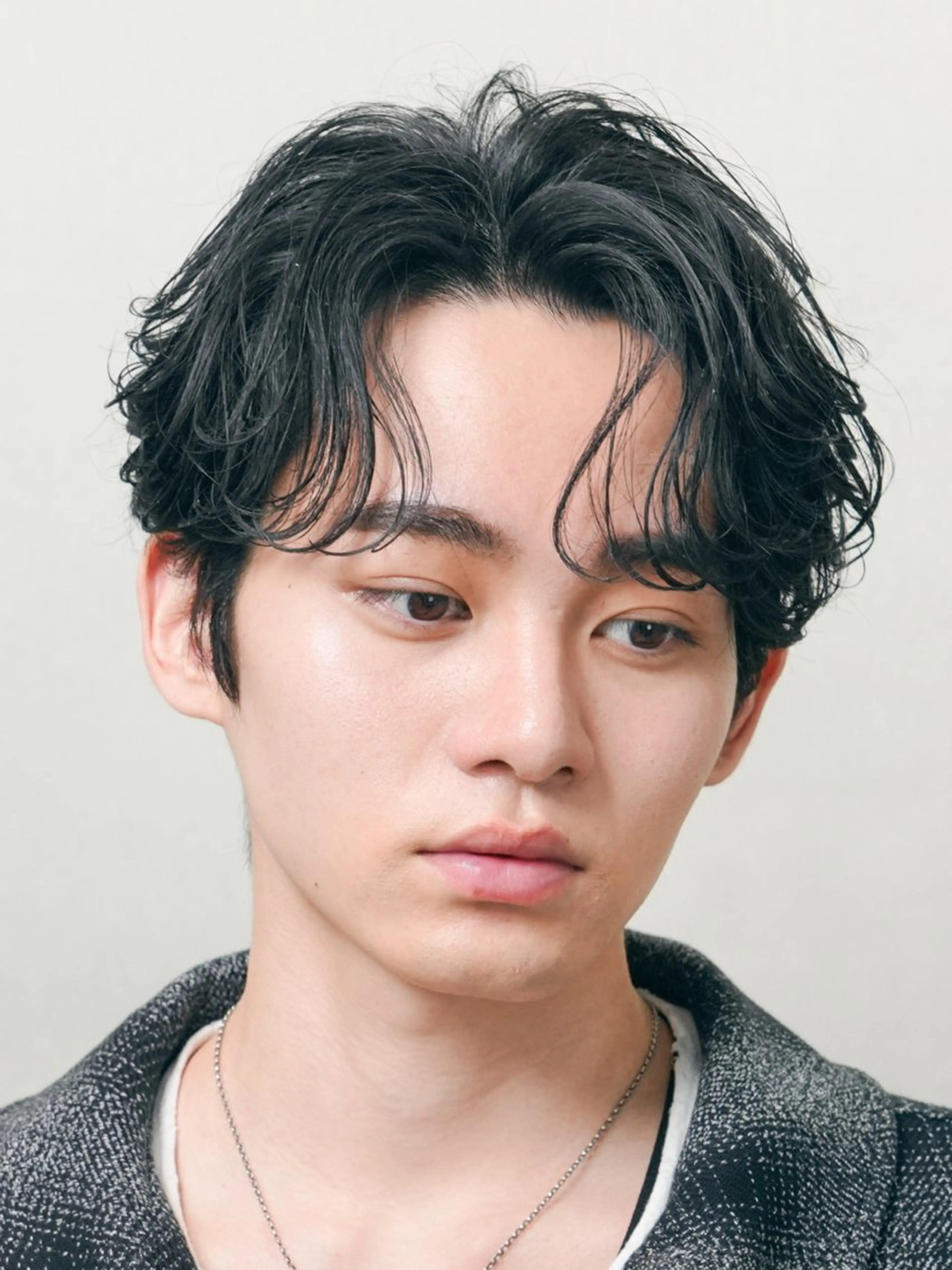 パーマ メンズ センターパート マッシュ メンズパーマ プードルパーマ メンズツイストパーマ 仙台フェザーパーマ/ fifth/遠藤楓雅のヘアスタイル