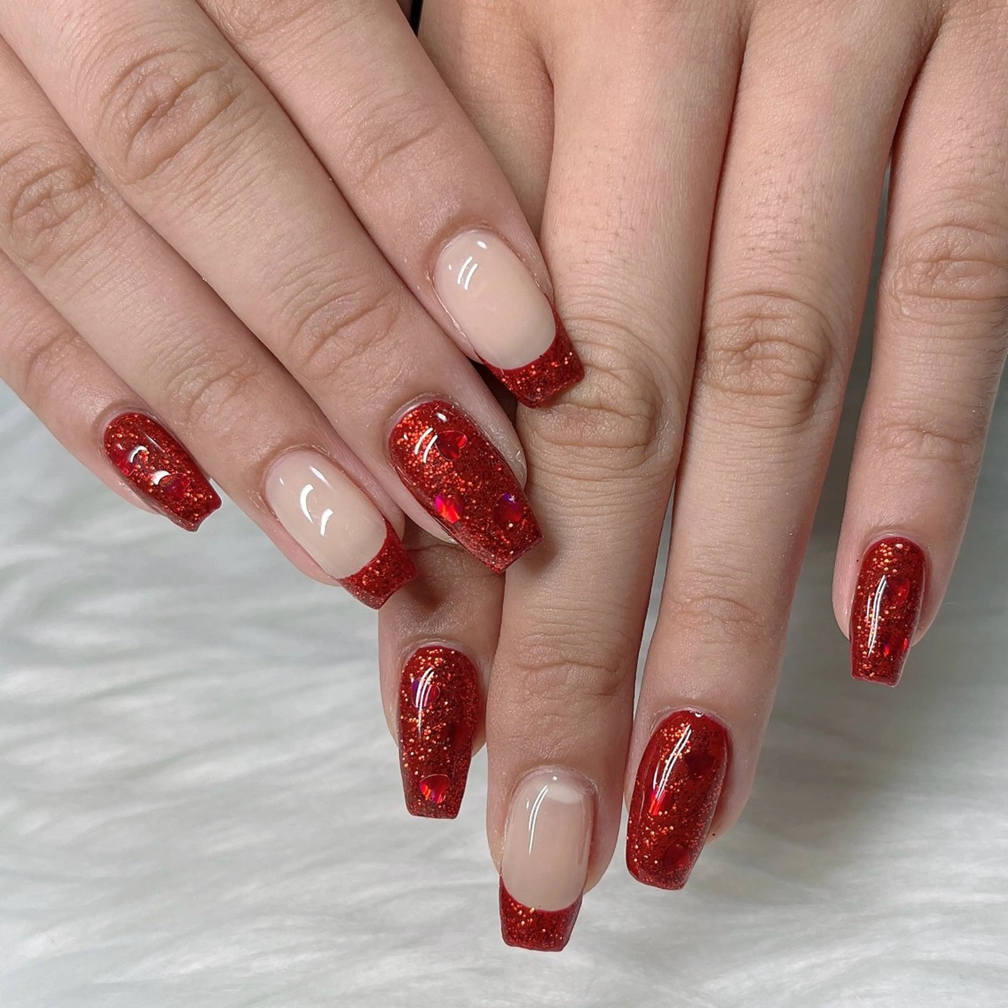 ネイル アートネイル キラキラネイル 韓国ネイル ラメ(グリッター) ロングネイル 🐕‍🦺Yappy 💗A-tanのネイルデザイン