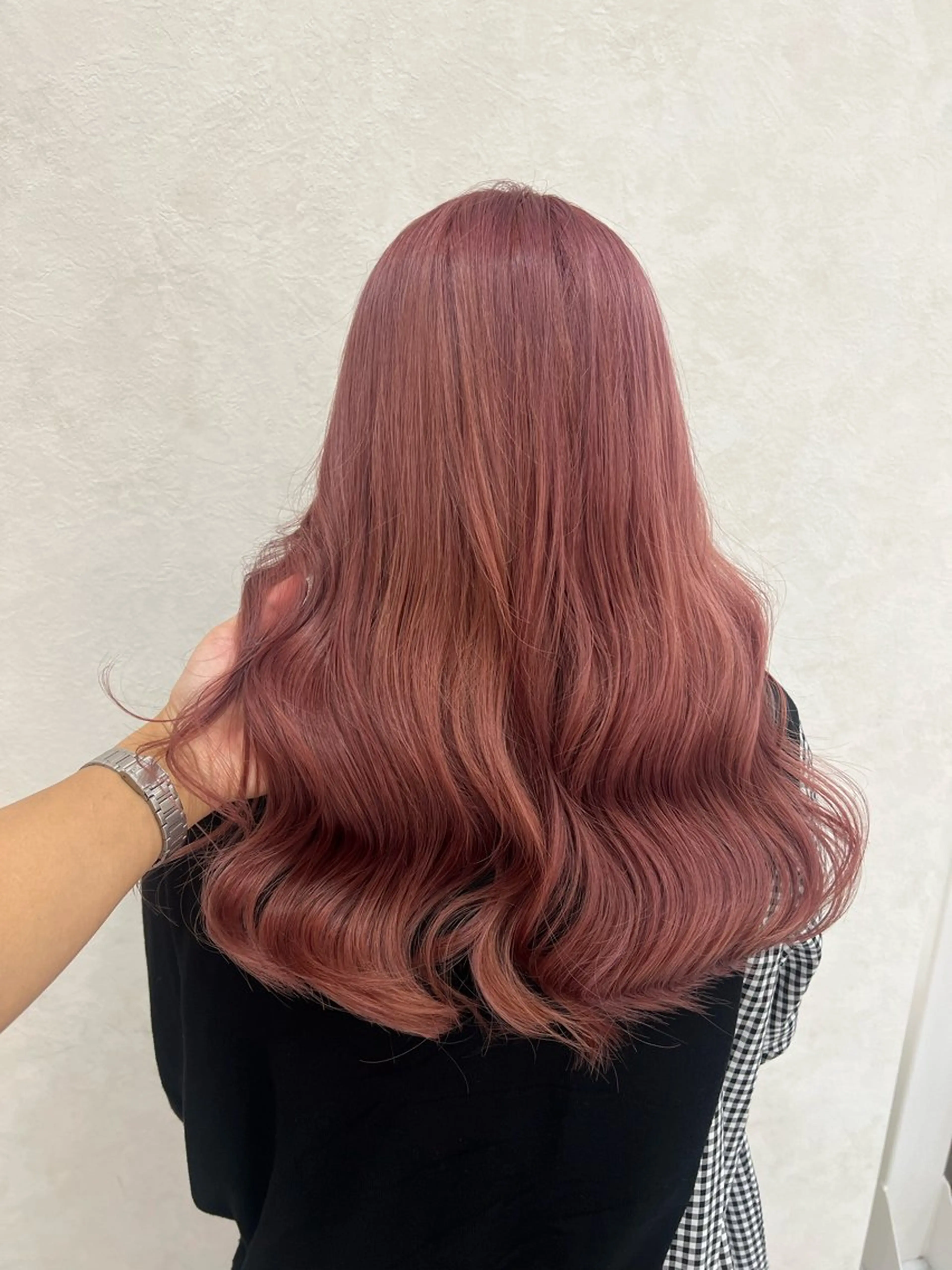 セミロング 韓国風🫧艶カラー 💟ran💟のヘアスタイル