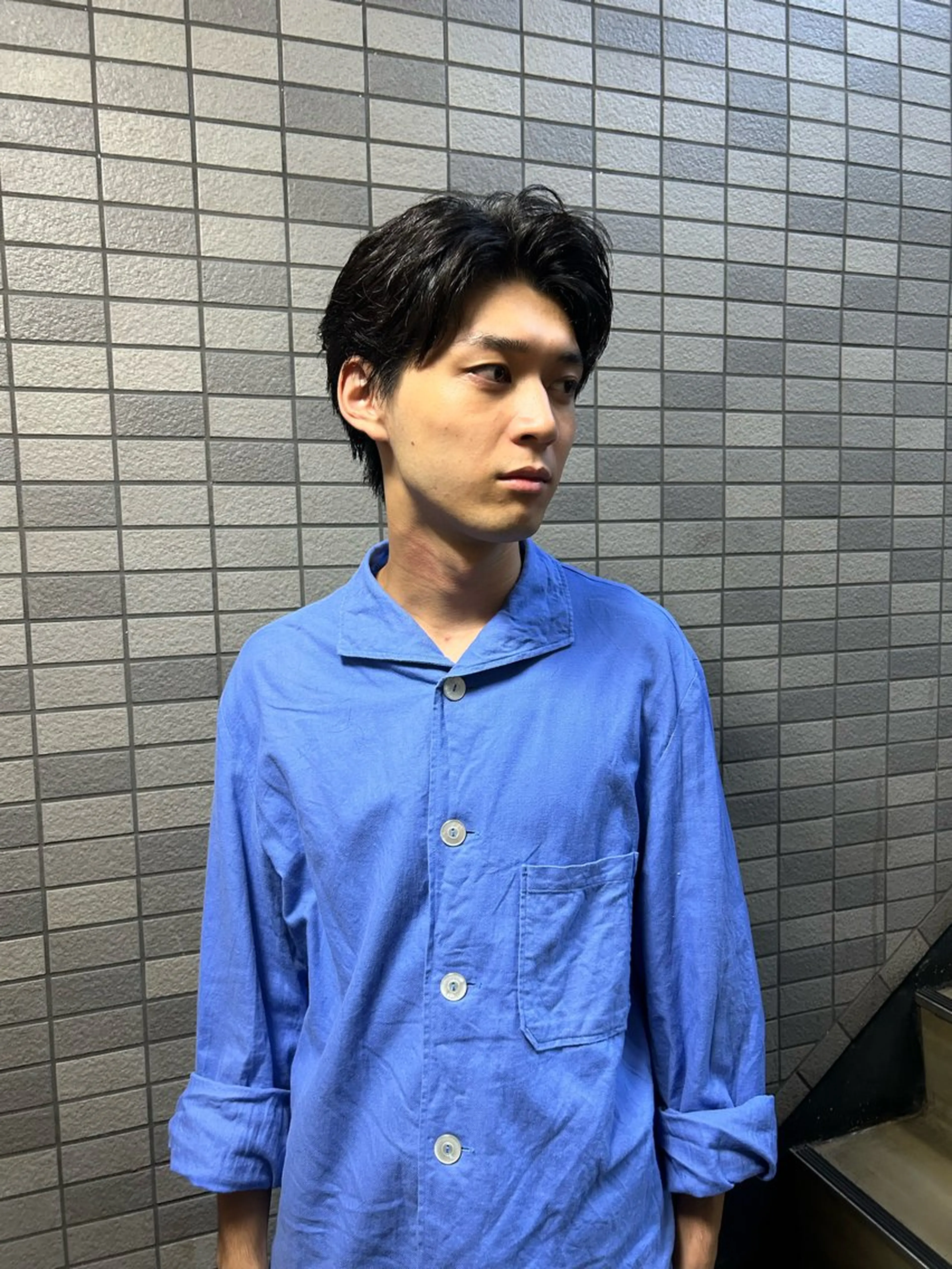 ショート メンズ メンズブリーチ メンズハイライト メンズインナーカラー メンズパーマ プードルパーマ カット 💈メンズ短髪特化 ✂︎伊藤大輝💈のヘアスタイル