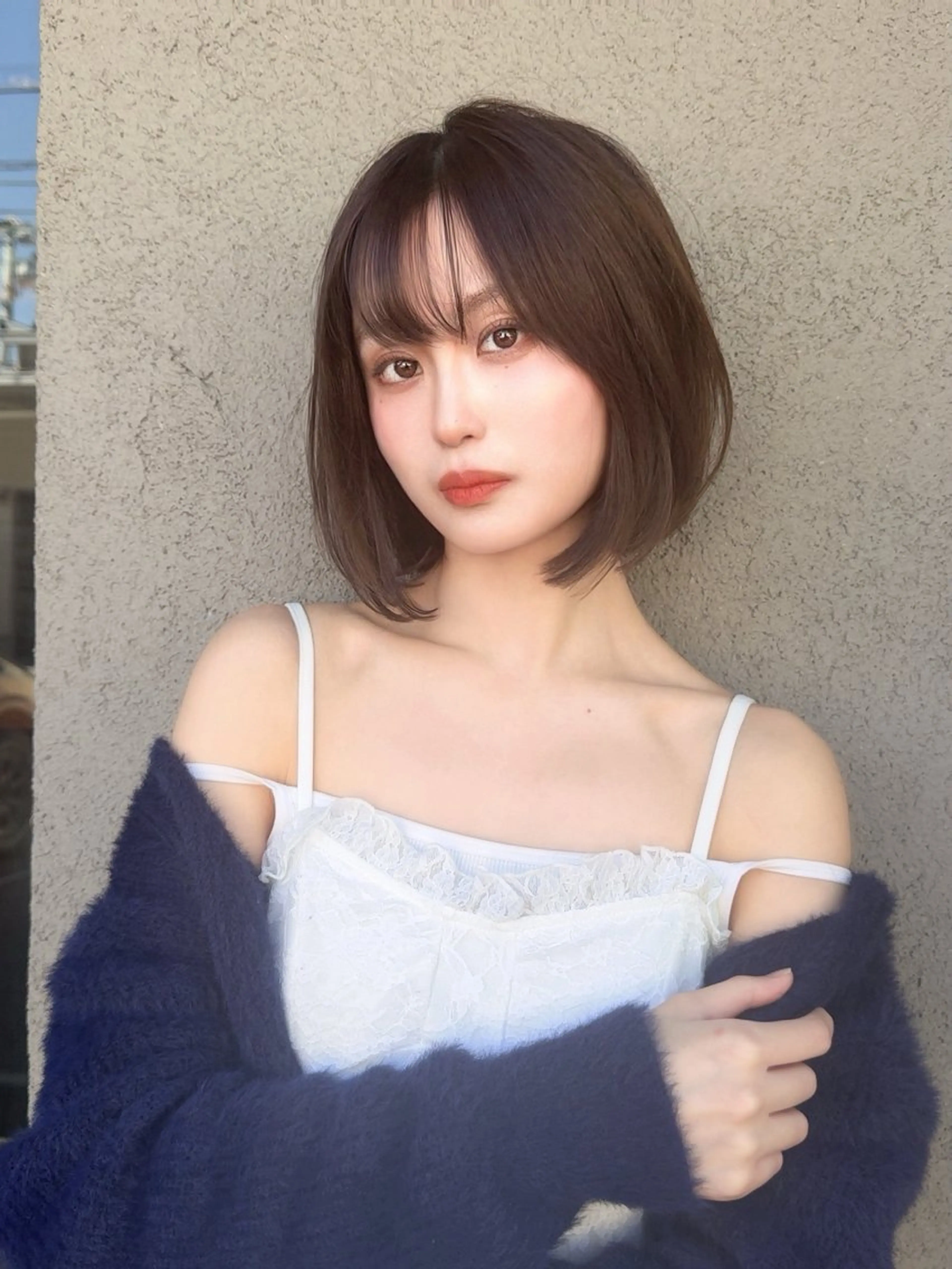 ショート ボブ カット ヘアカラー トリートメント 似合わせ松本 容政のヘアスタイル