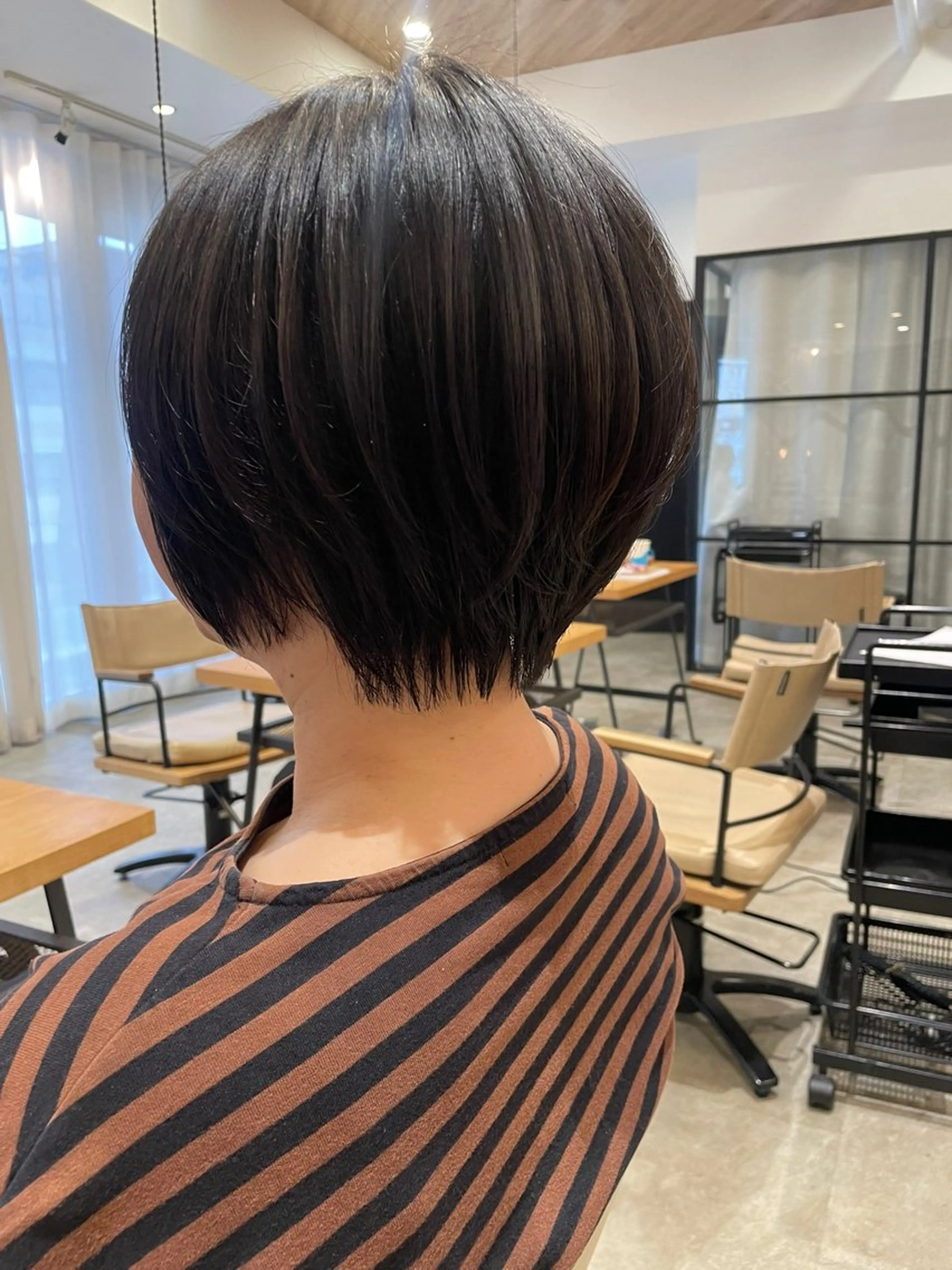 ショート ショートヘア 田中 ゆいかのヘアスタイル