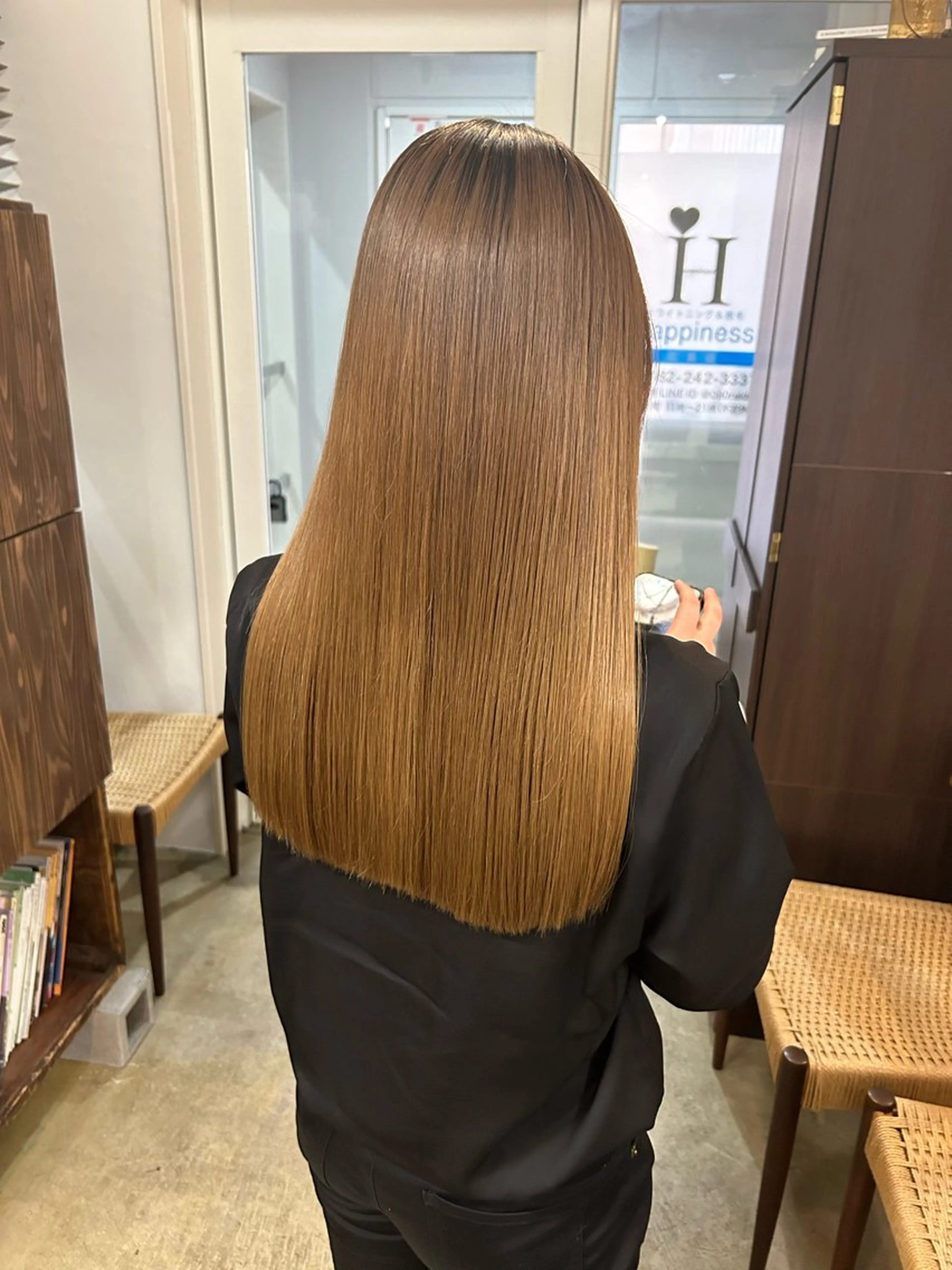 ロング 髪質改善 トリートメント カット 縮毛矯正 トリートメント 韓国レイヤー/ハイ トーン/優太のヘアスタイル