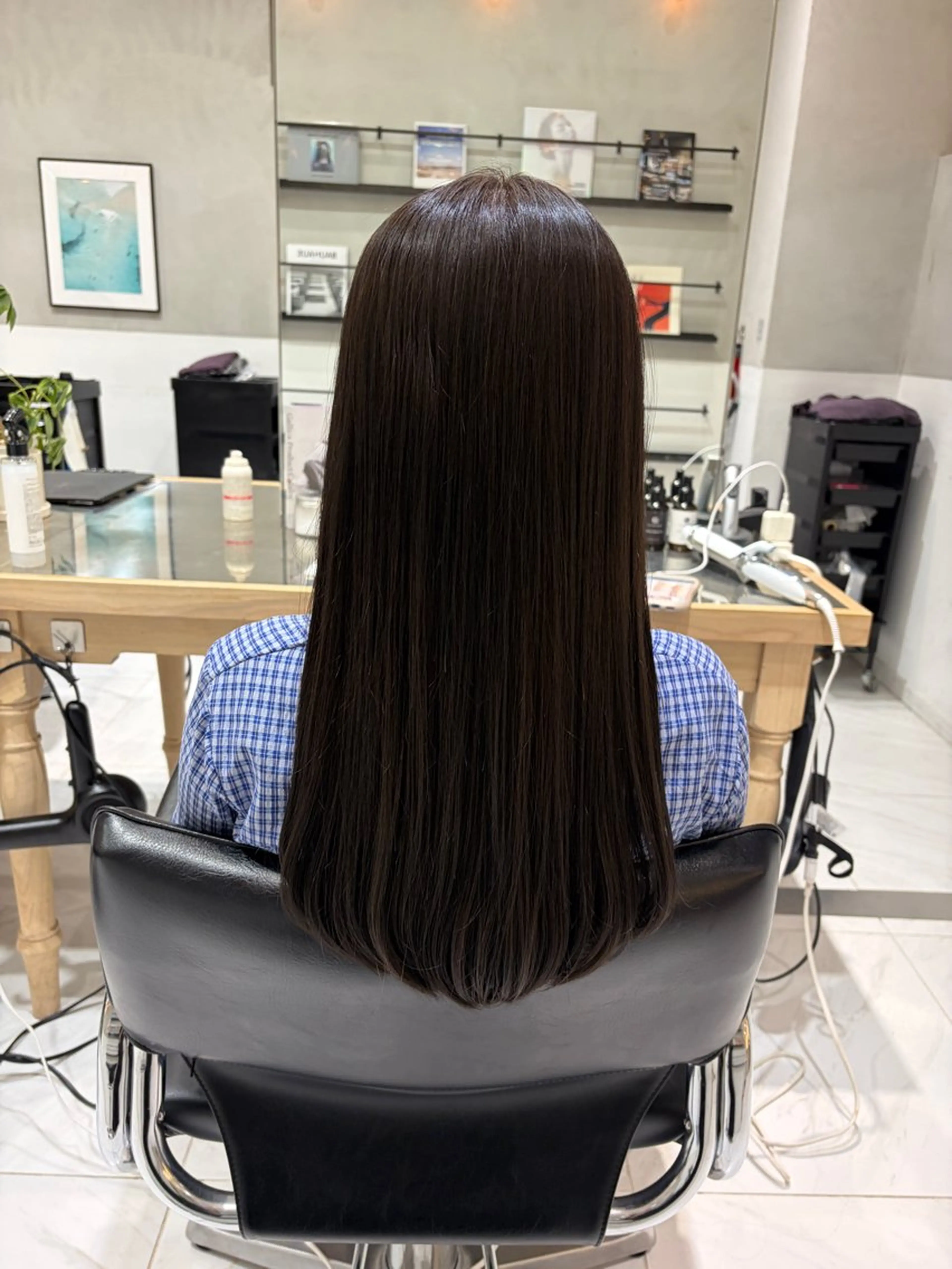 ロング カラー 艶カラー🫧 🩵ちとせ🩵のヘアスタイル