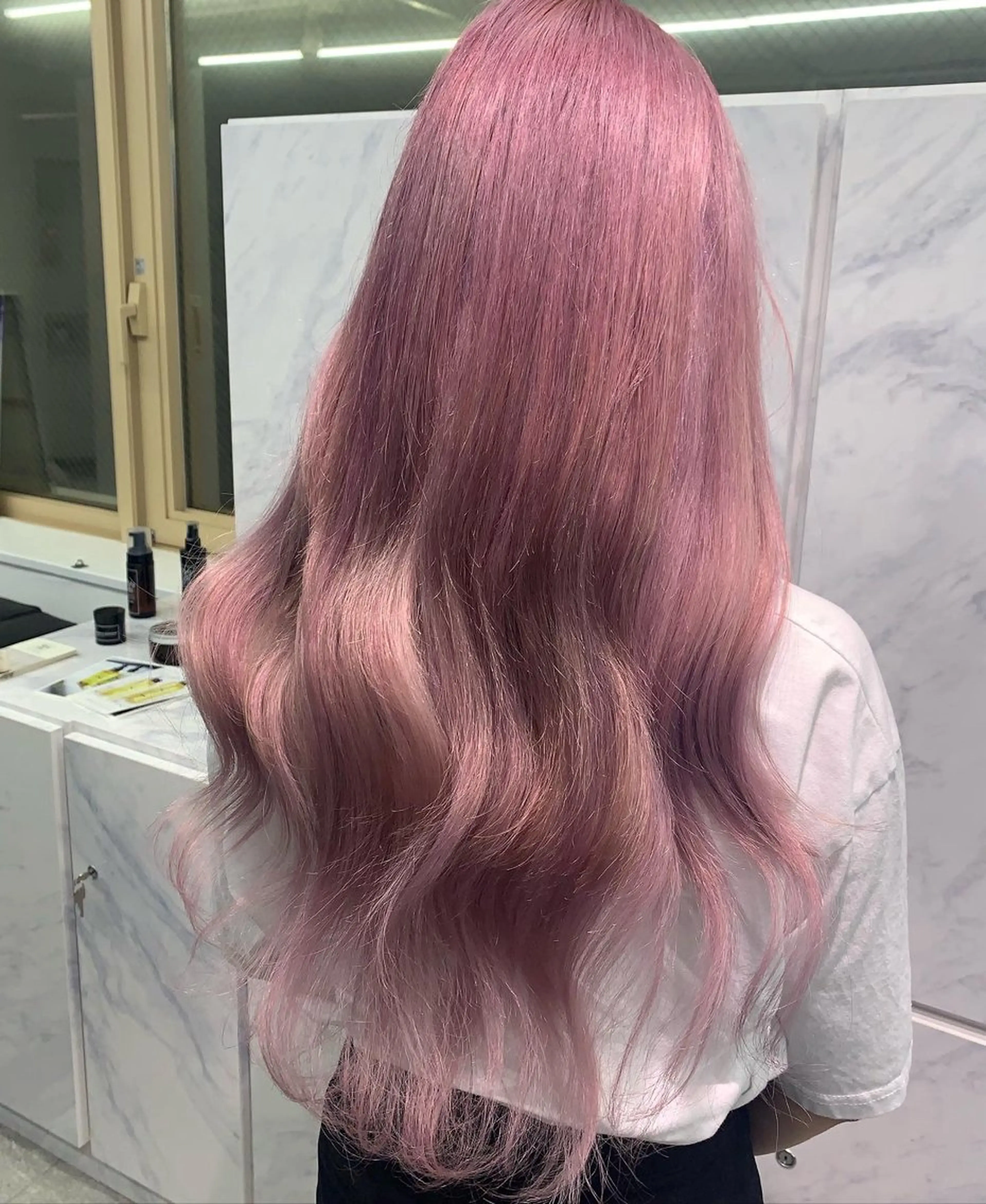 ロング プルエクステ エクステ ロング ヘアカラー エクステ プルエクステ 🖤MIYUのヘアスタイル