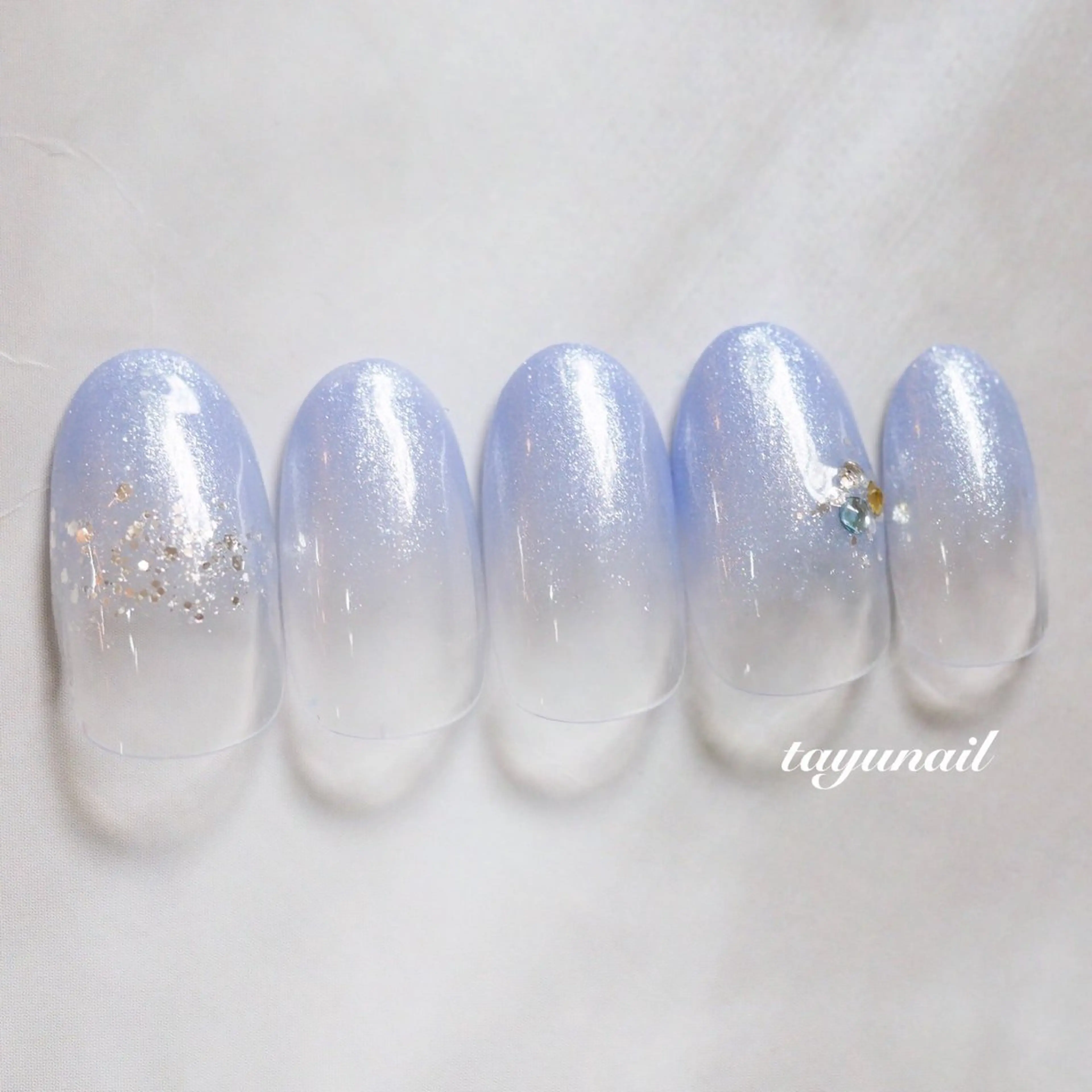 ネイル アートネイル ジェルネイル パラジェル 夏ネイル ハンドネイル ネイルサロン 【たゆnail】のネイルデザイン