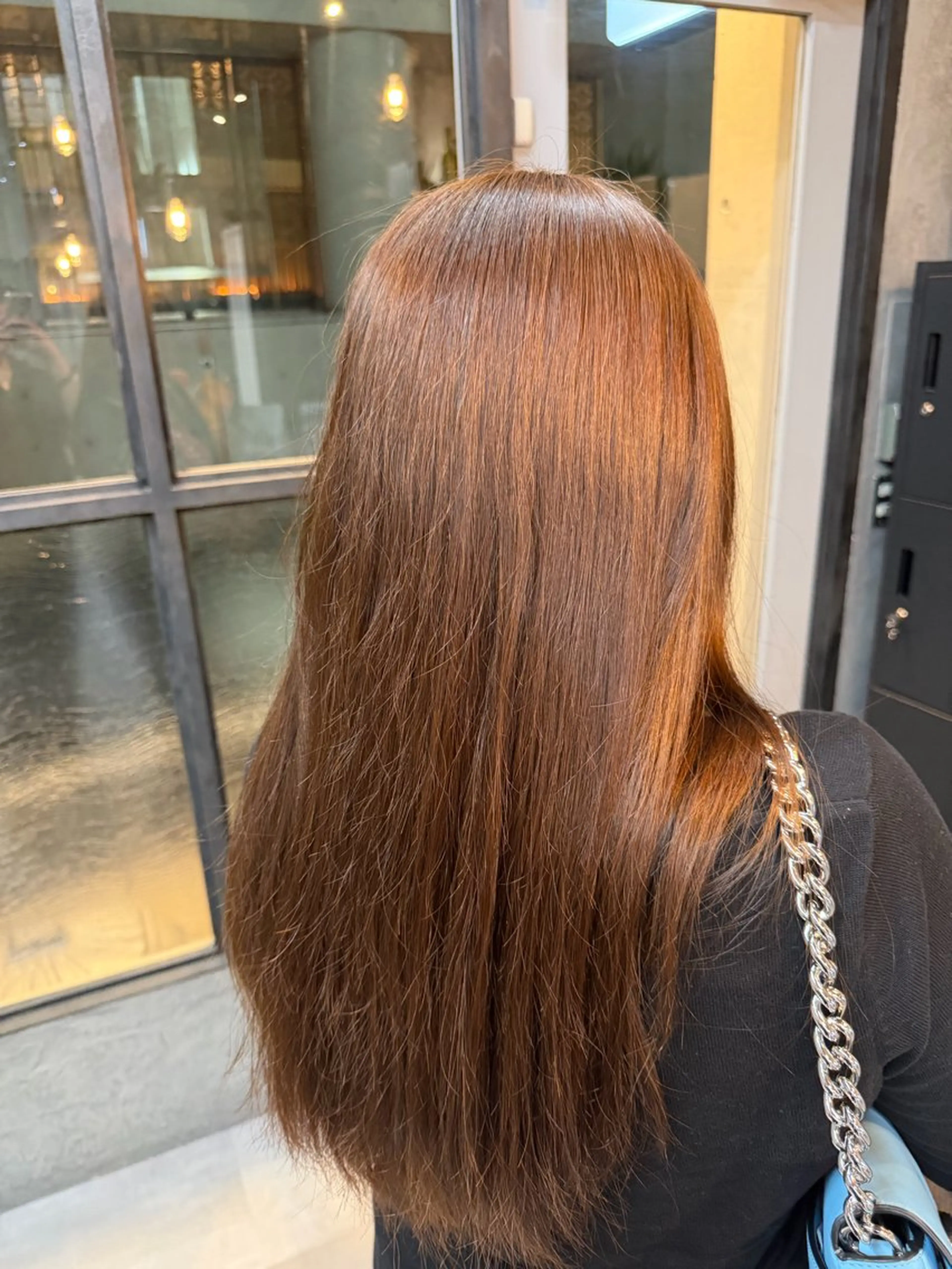 カラー オレンジ Mirai 🦋艶髪カラー🦋のヘアスタイル