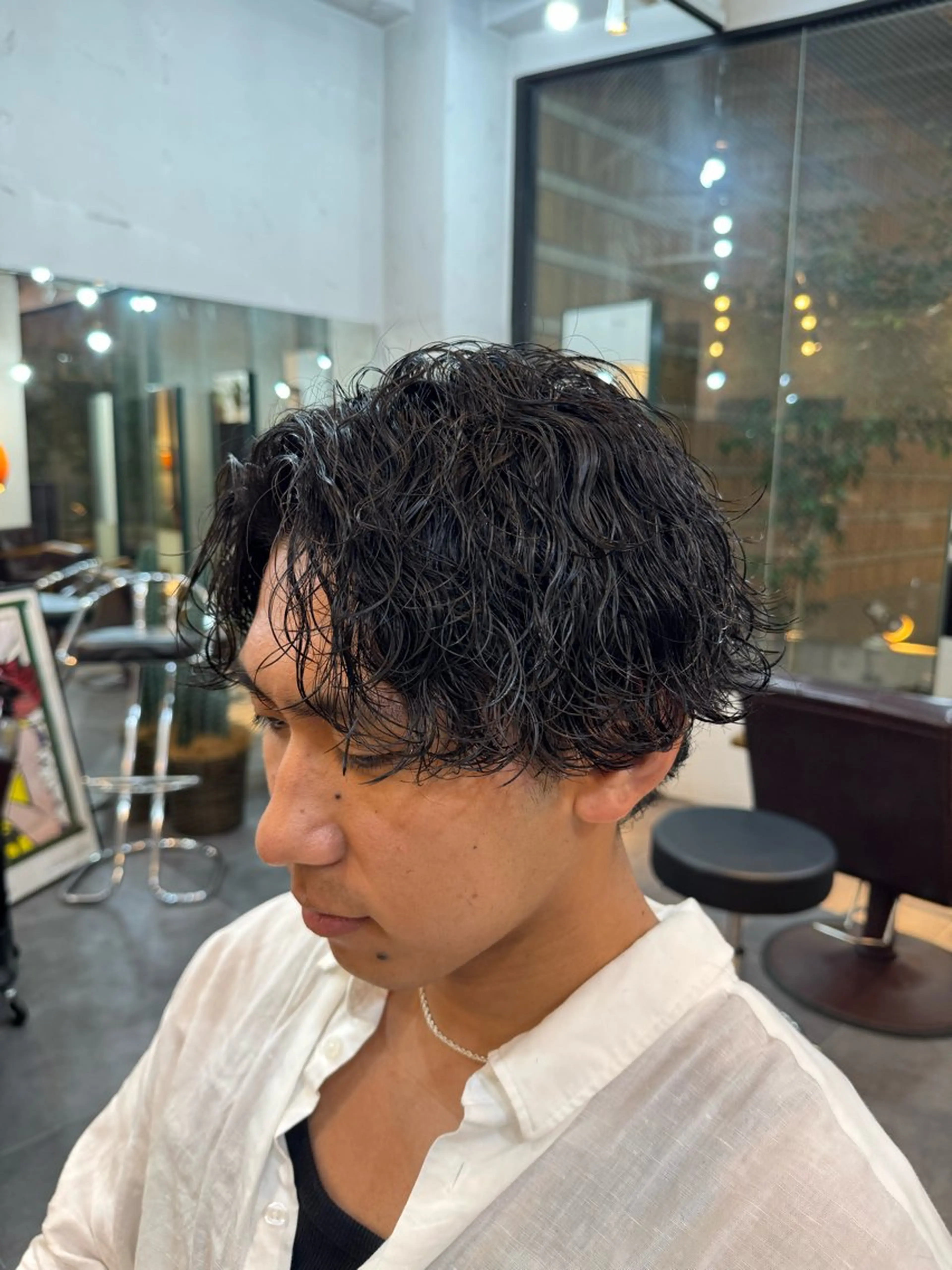 ミディアム カラー パーマ メンズ HRABRA ゆづきのヘアスタイル