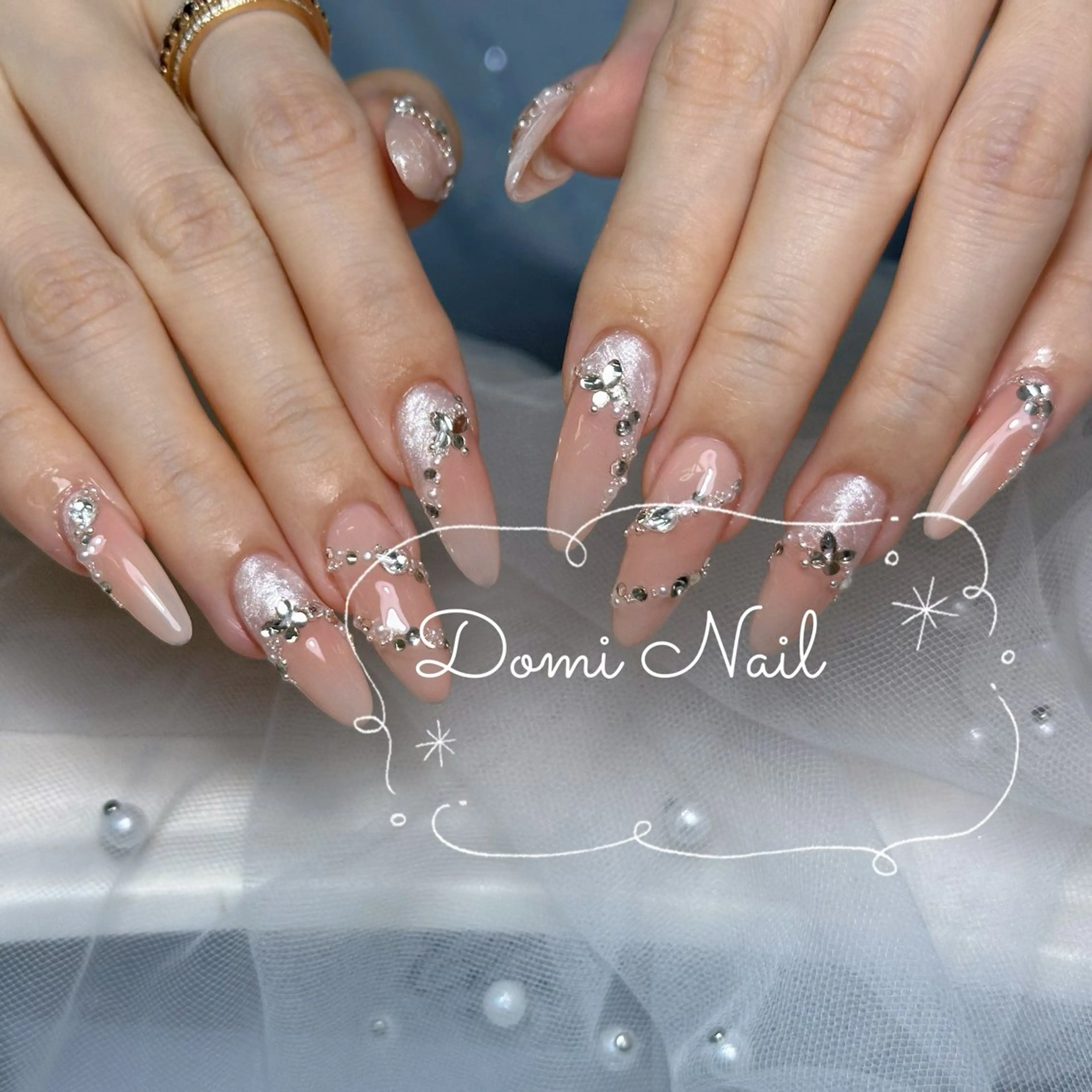 ネイル ネイルチップ ワンホンネイル Domi Nail Salonのネイルデザイン
