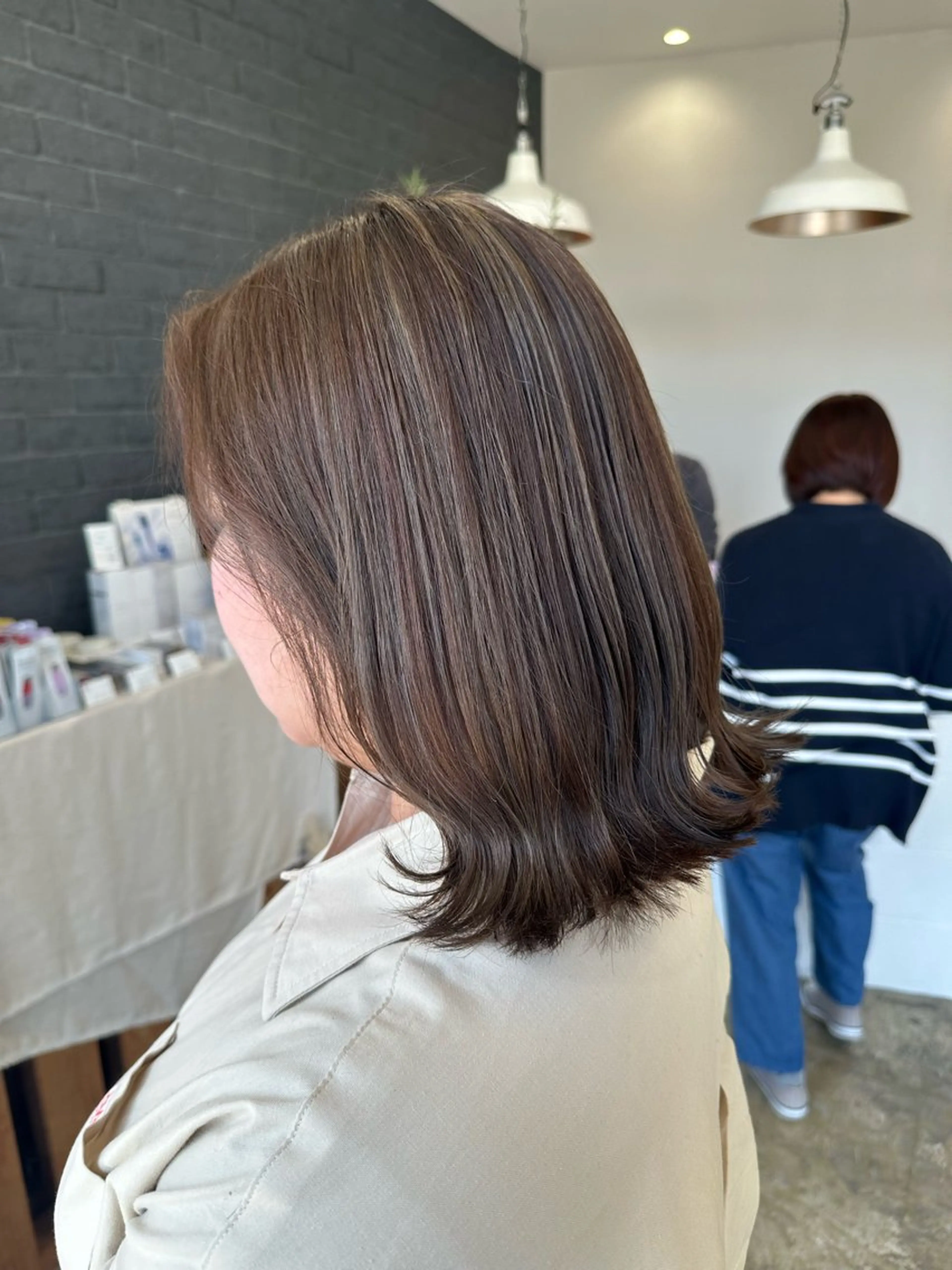 ミディアム カラー 透明感カラー ハイライトカラー ハイライト ヘアカラー 2do Yu-kiのヘアスタイル