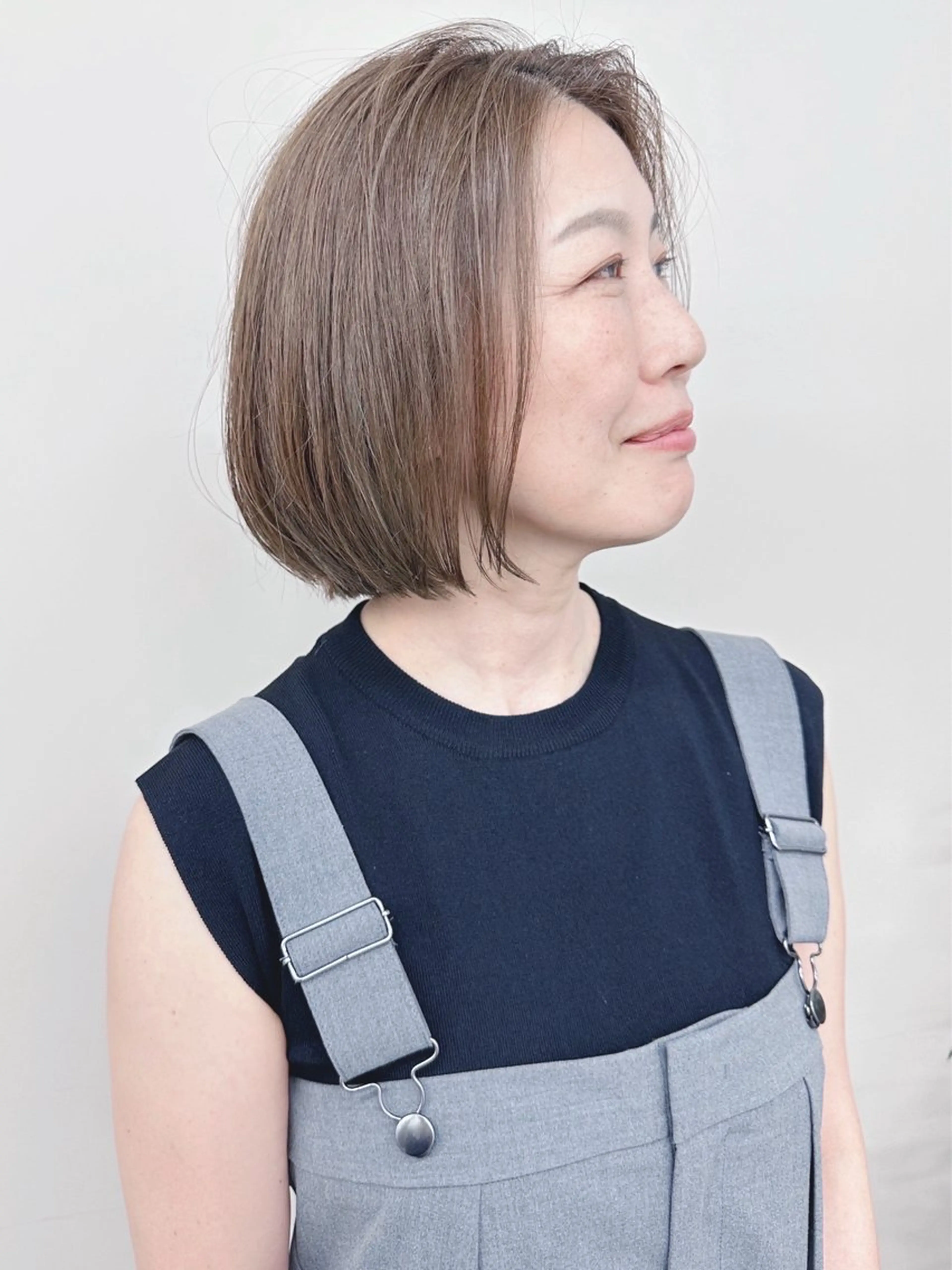 ショート カット ヘッドスパ ボブ/ゆるふわ ボブパーマ/とういのヘアスタイル