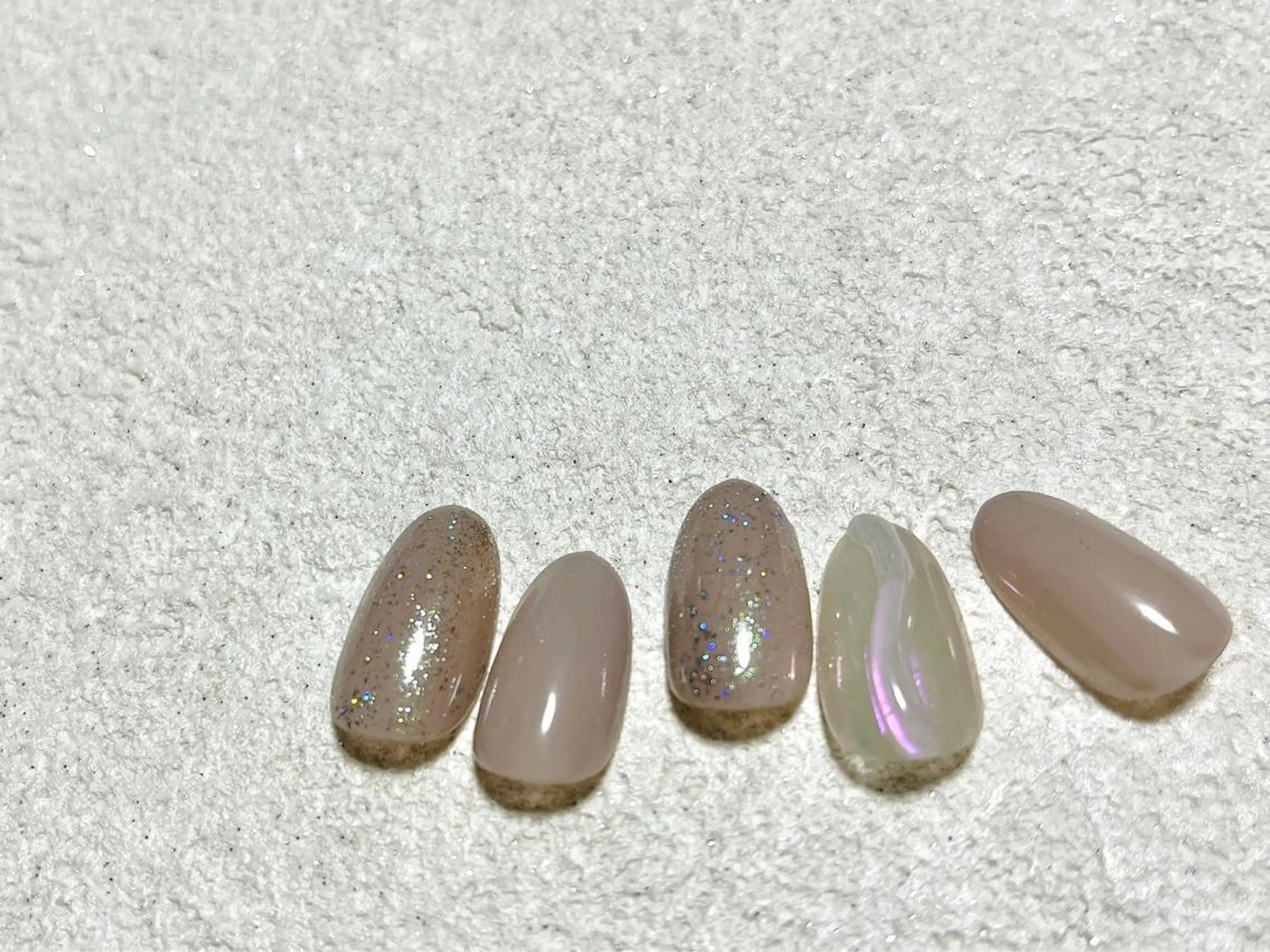 ネイル オーロラネイル フラワーネイル フットネイル フレンチネイル ジェルネイル mogunail &blowのネイルデザイン