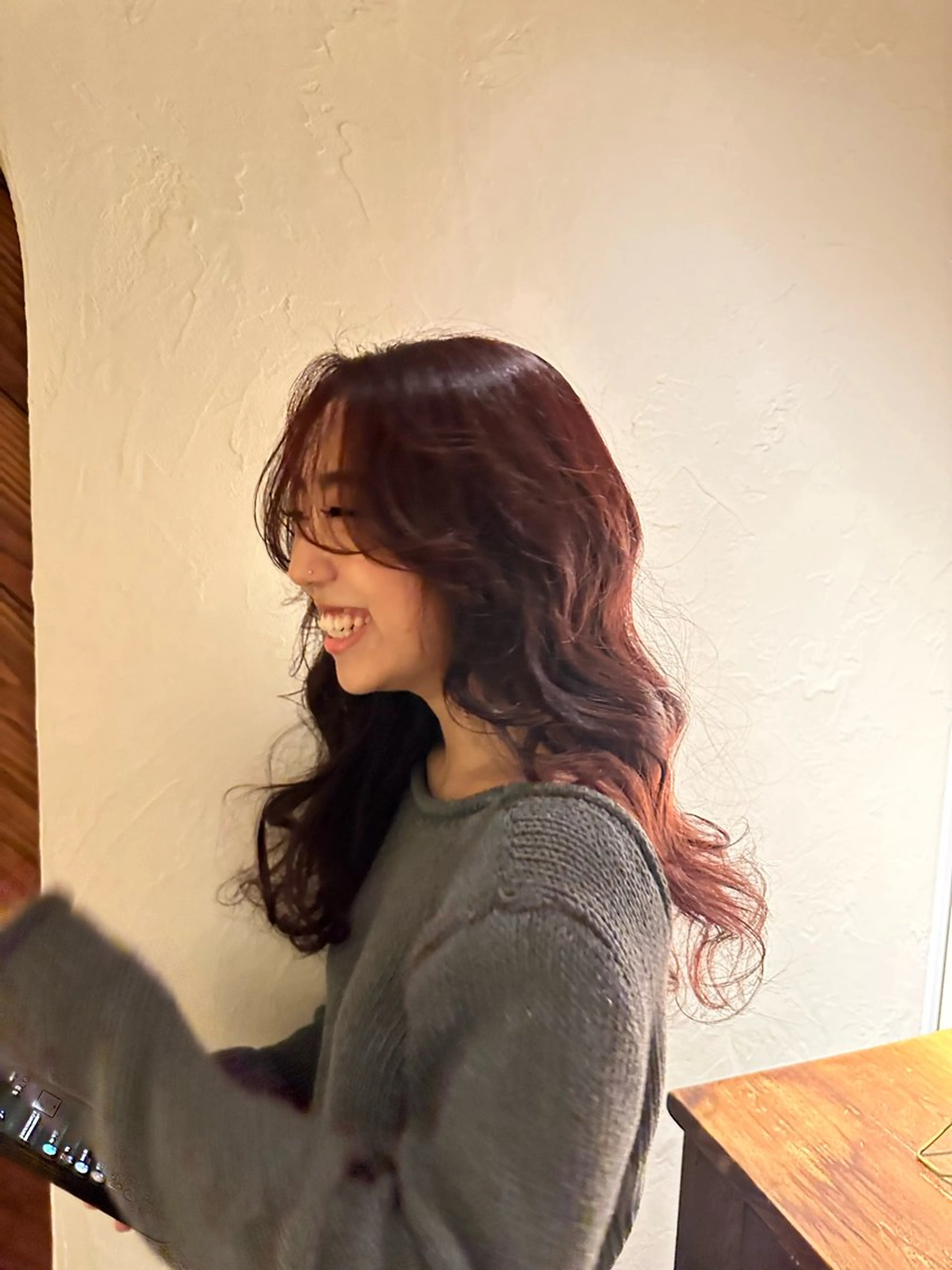 ロング 今井 香奈恵のヘアスタイル