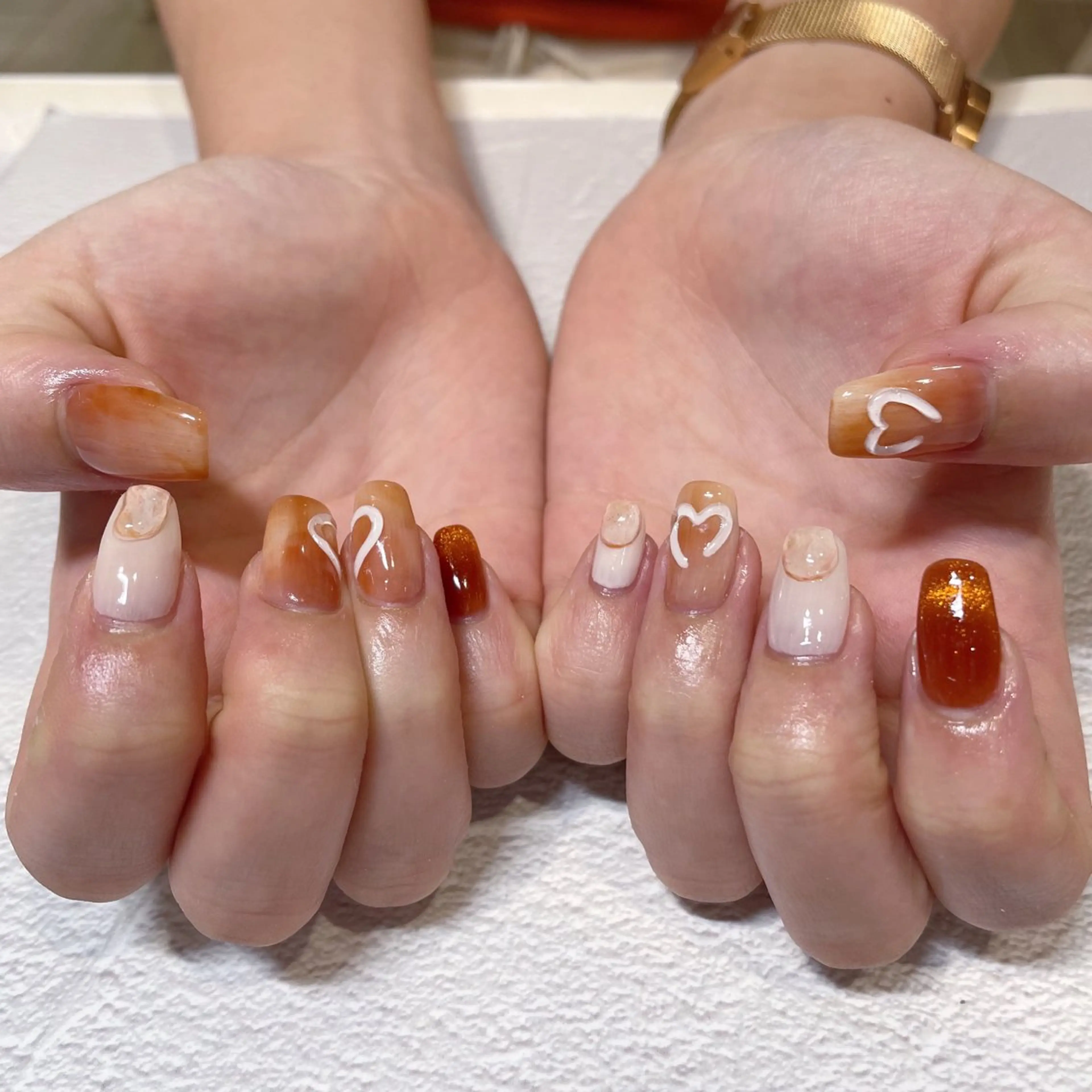 ネイル 長瀬 瑠霞のネイルデザイン