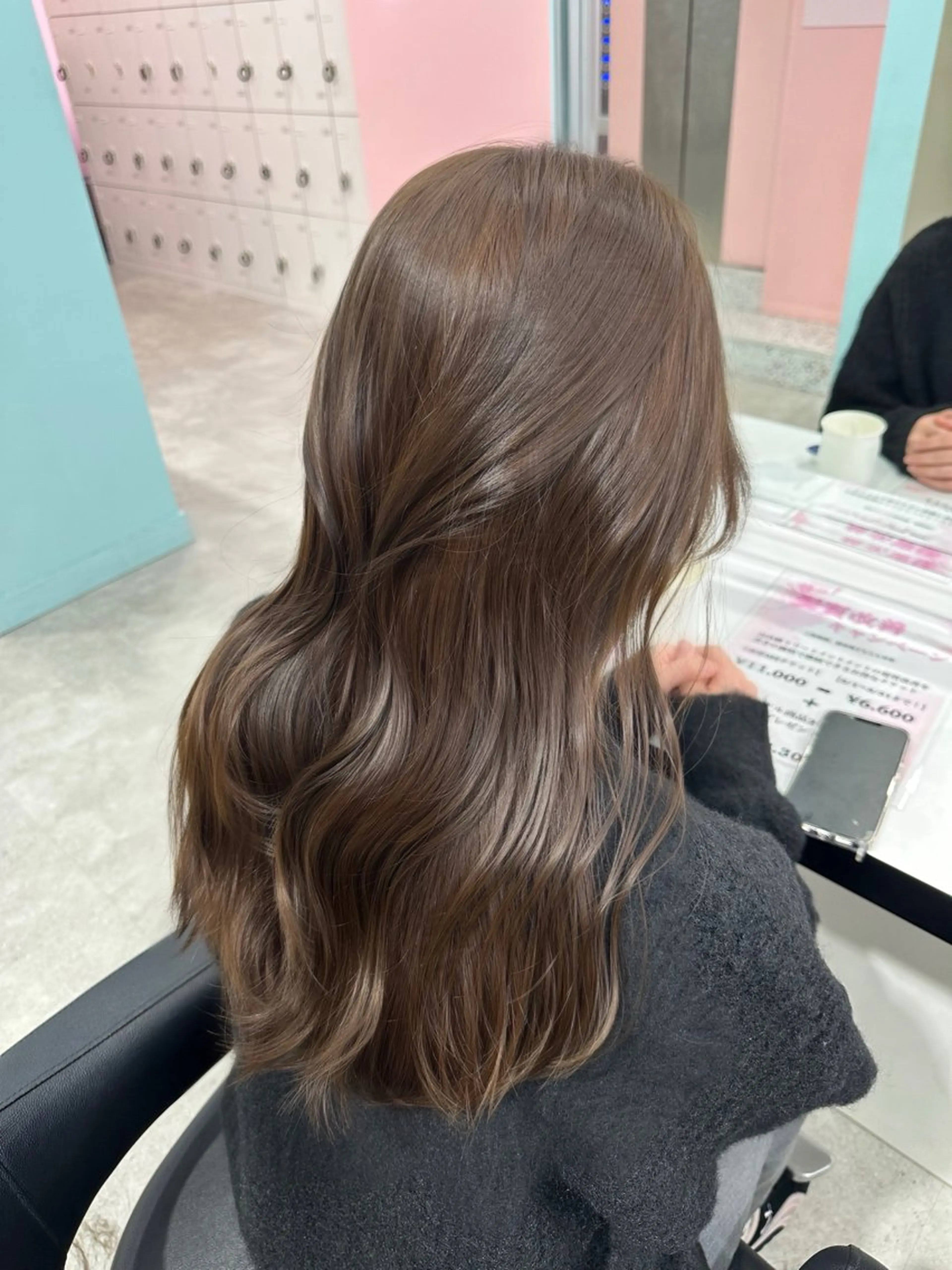 セミロング カラー カット ヘアカラー 透明感・トレンドヘア 🫧齋藤拓未🫧のヘアスタイル