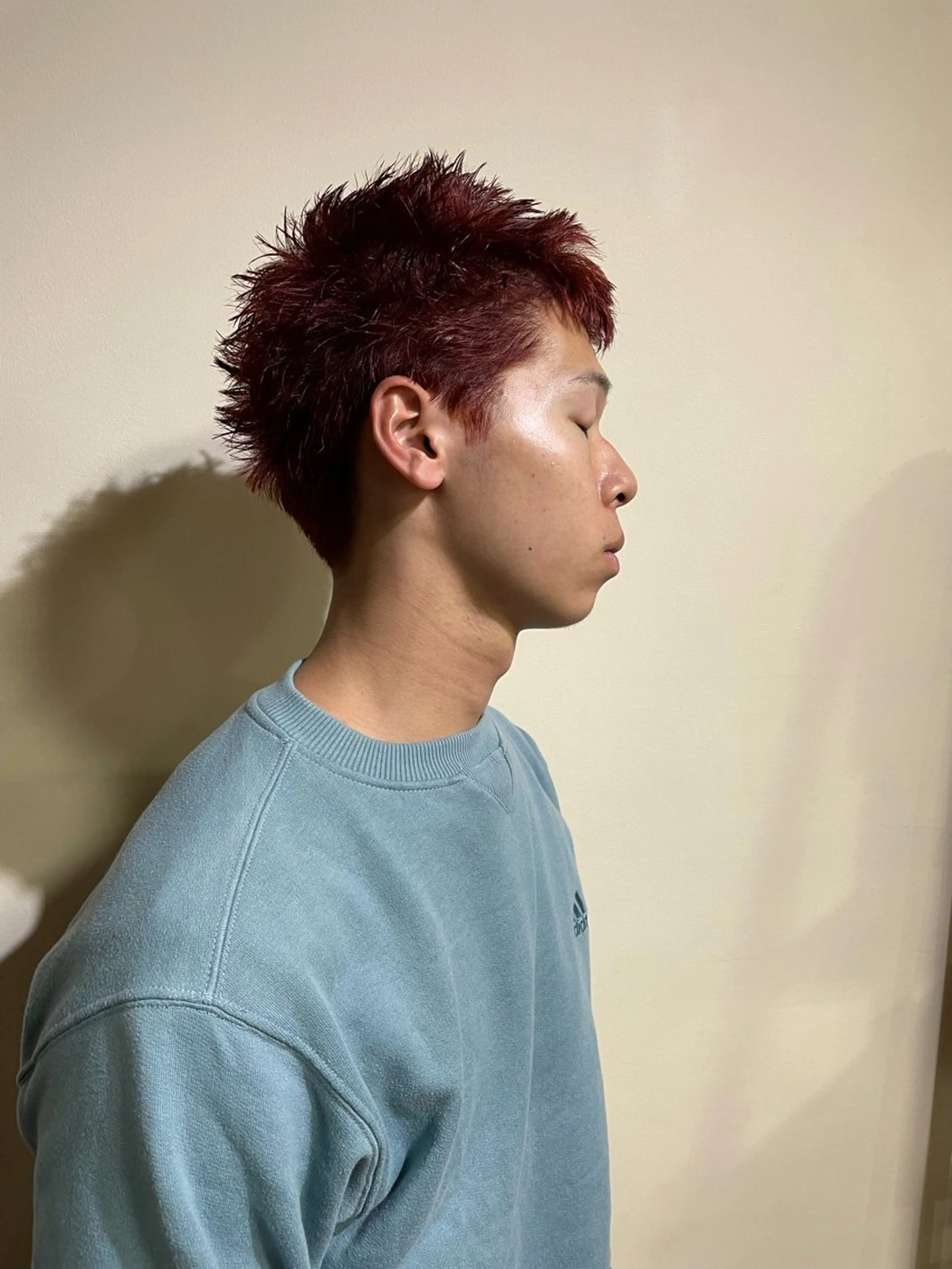 ショート カラー メンズ メンズブリーチ メンズベリーショート ベリーショート ブリーチ 透明感カラー 浅岡 昭汰のヘアスタイル