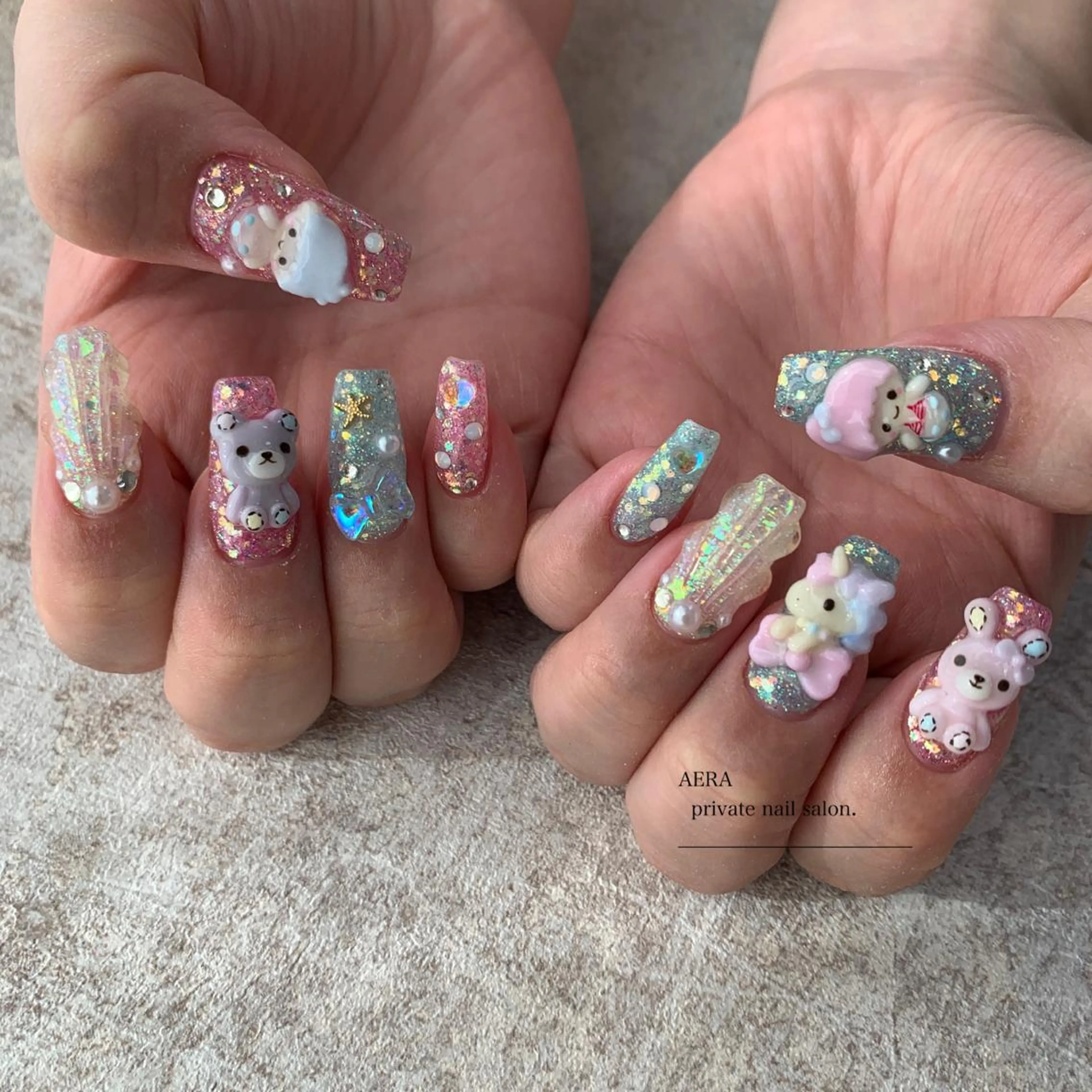 ネイル AERA nail shino🐱⸝꙳のネイルデザイン