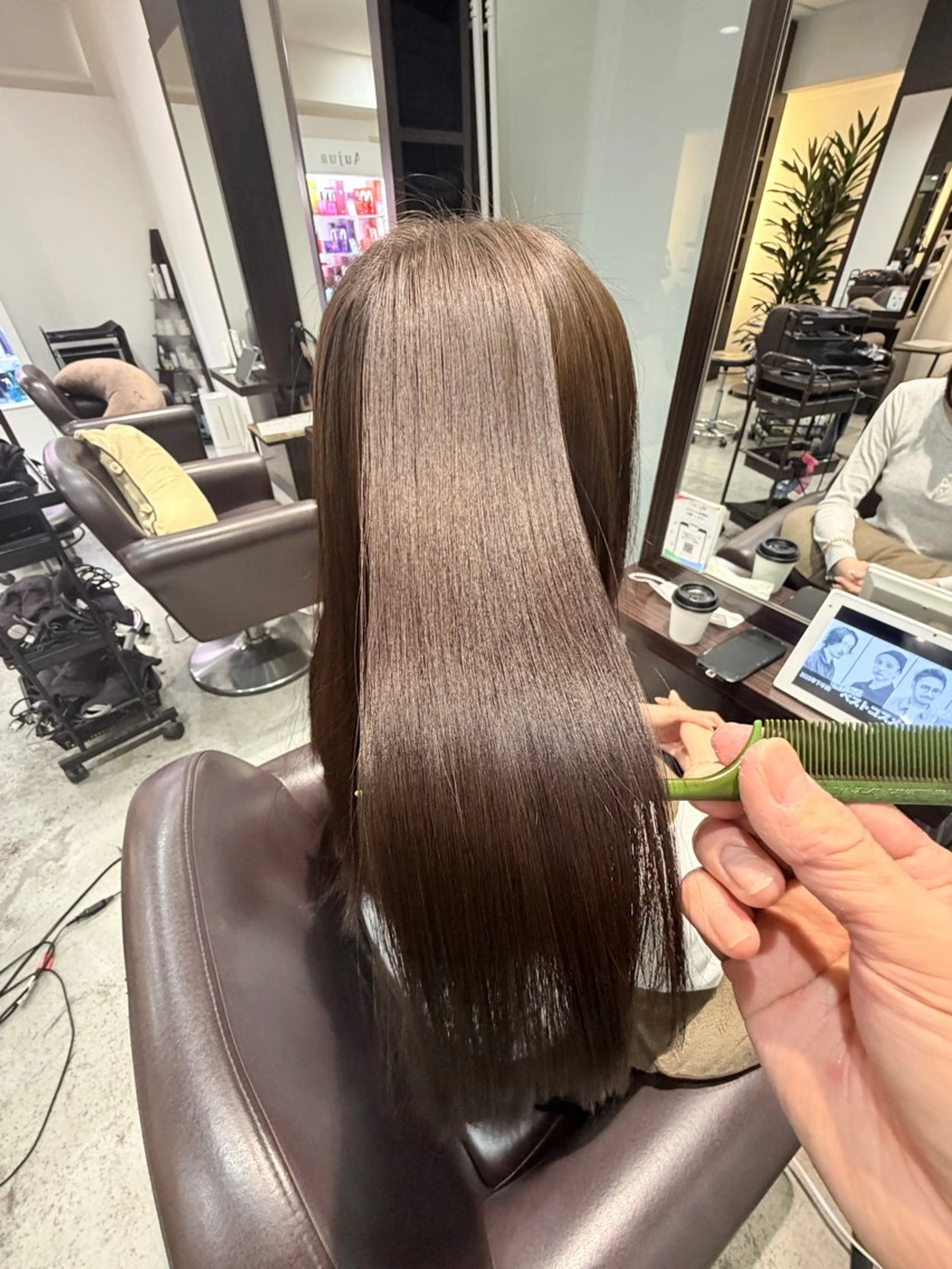 ロング カット 縮毛矯正 トリートメント お悩み改善 美容師✂鷲田竜也のヘアスタイル