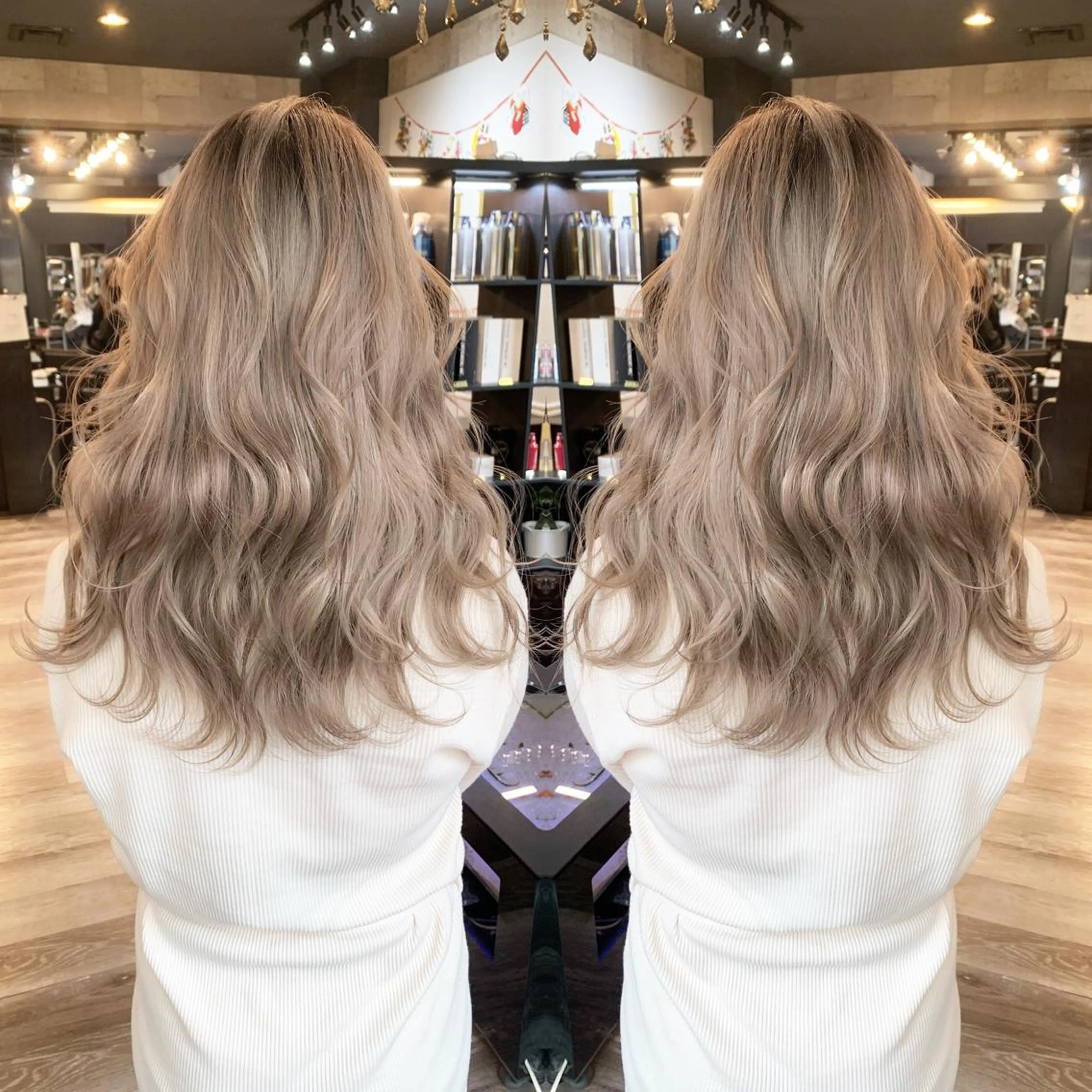 ロング カラー ヘアカラー 【KIRA 代表】 TATSUYAのヘアスタイル