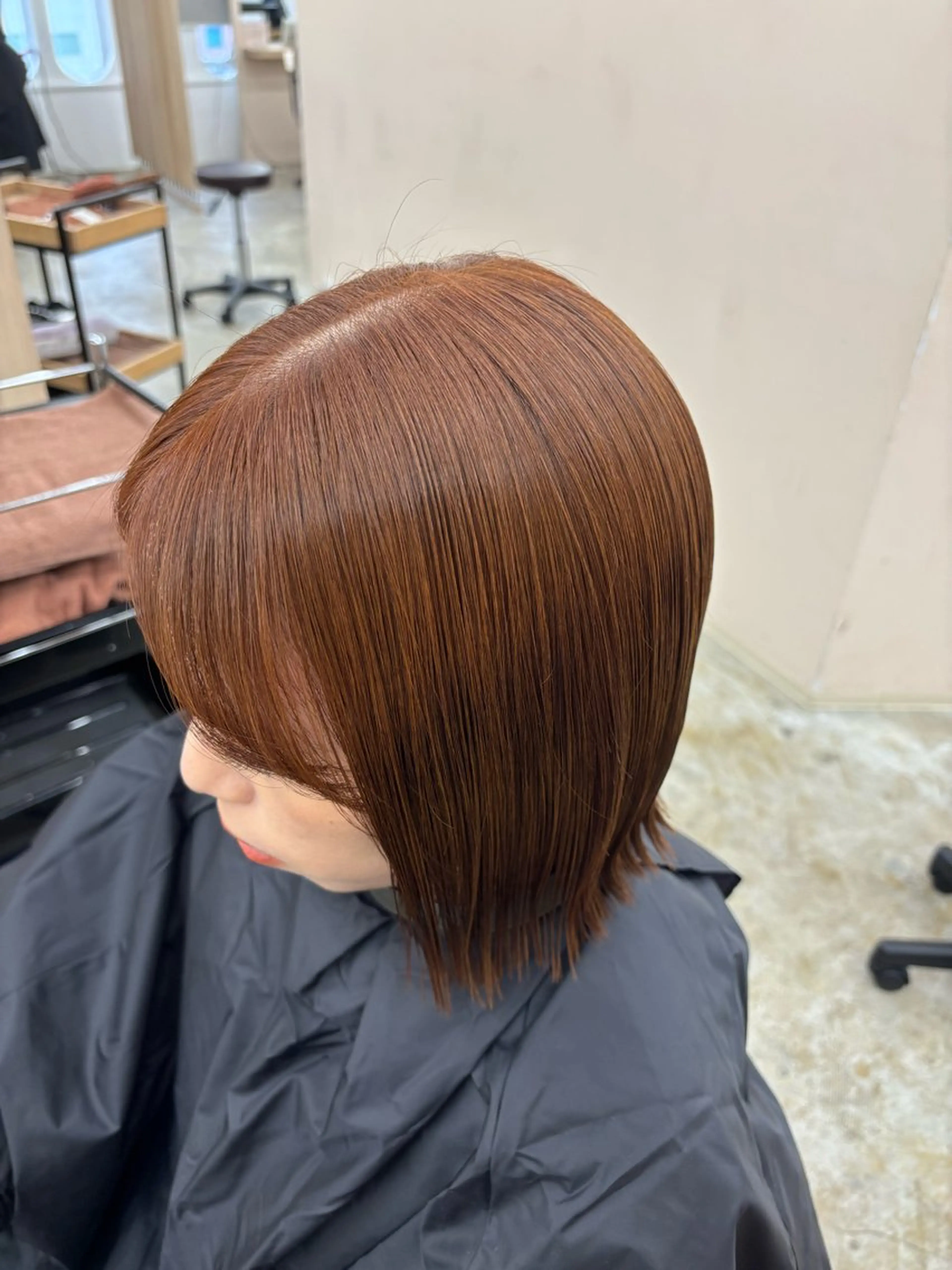 カラー オレンジ ヘアカラー Asuka /SOYON難波のヘアスタイル