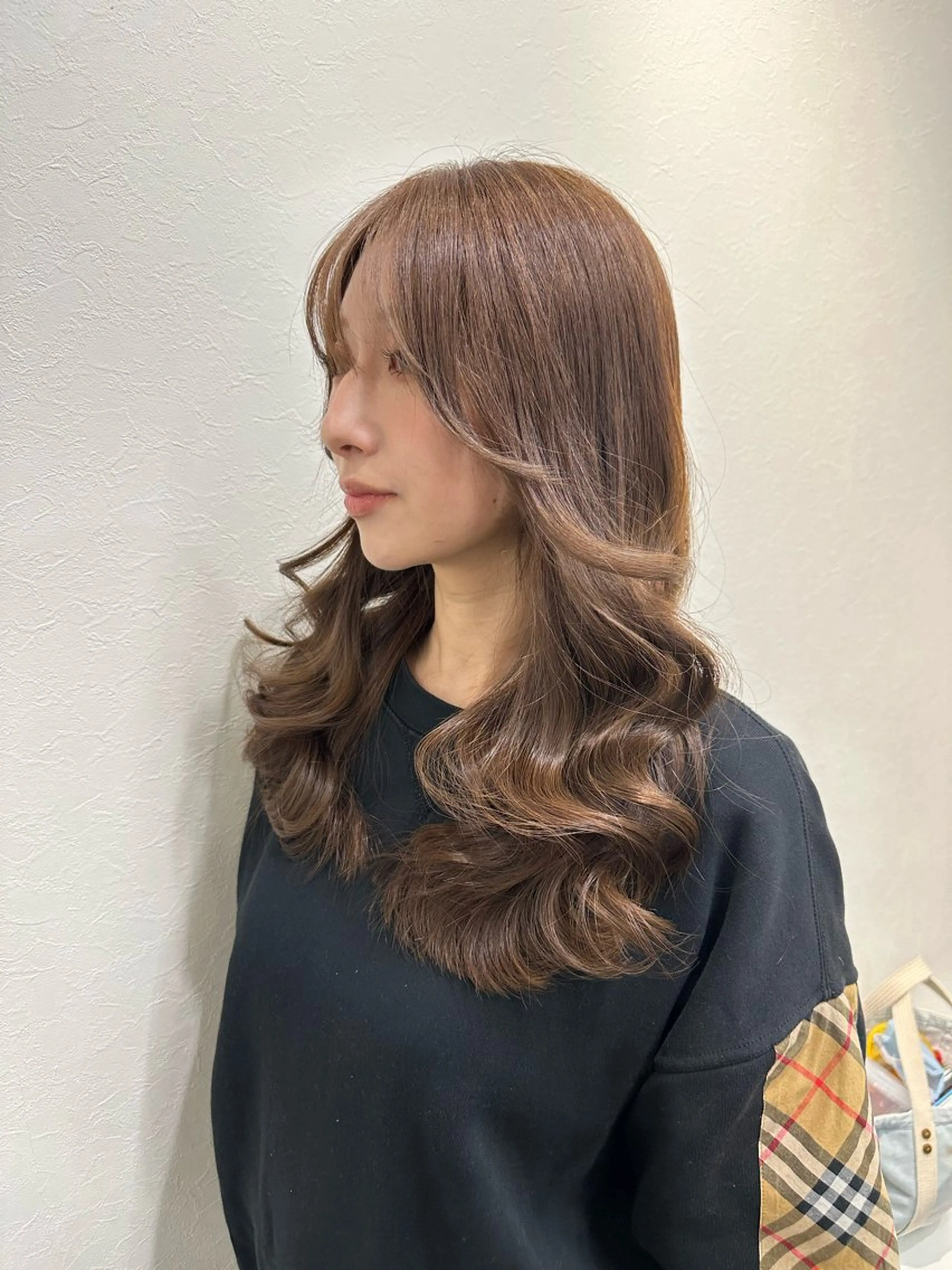 セミロング カラー ベージュカラー カット ヘアカラー トリートメント プルエクステ/透明感 カラー✨KAZUKIのヘアスタイル