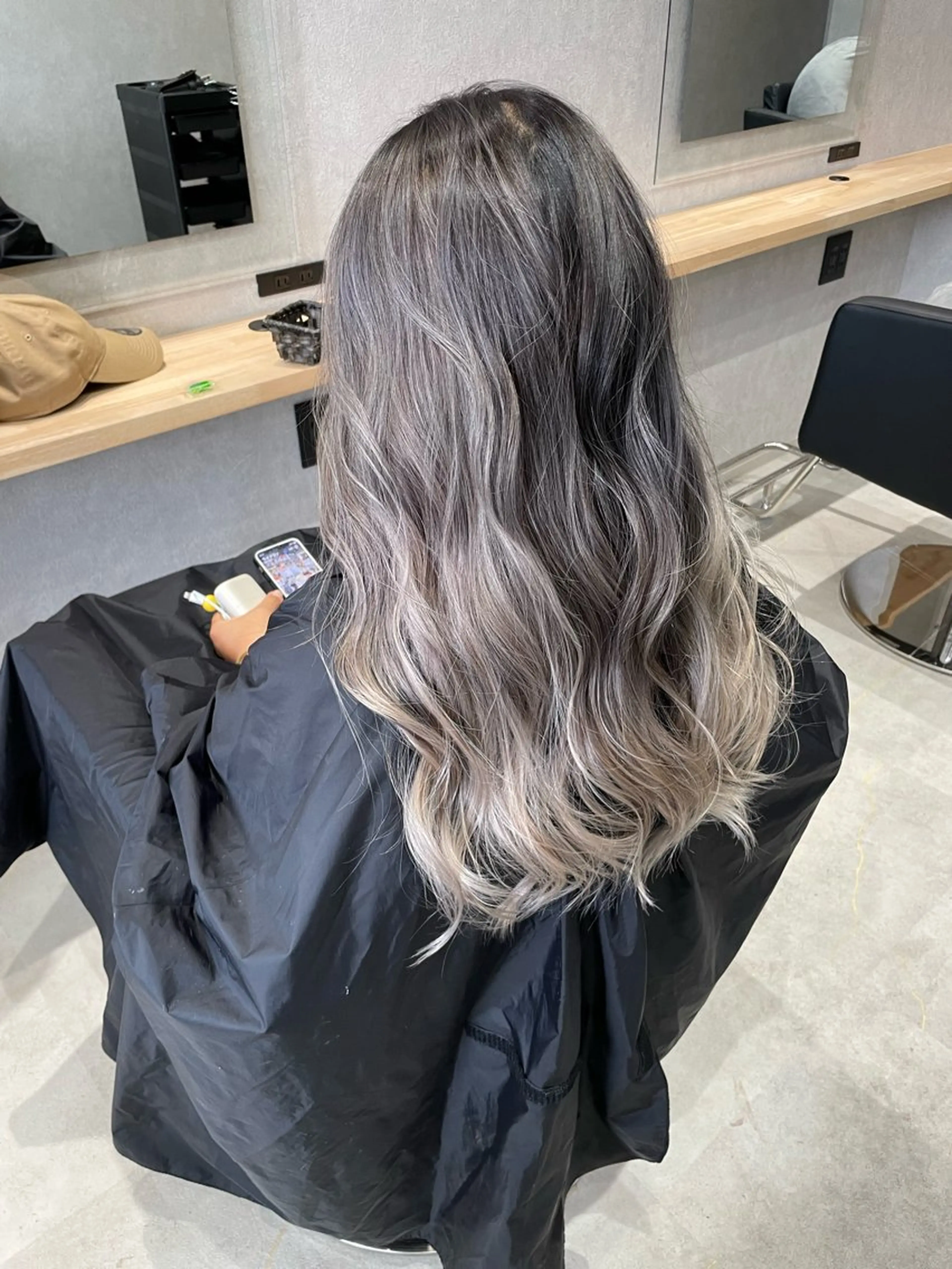 ロング レイヤーカット ヘアカラー 【SOL＿hair】 黒川翔のヘアスタイル