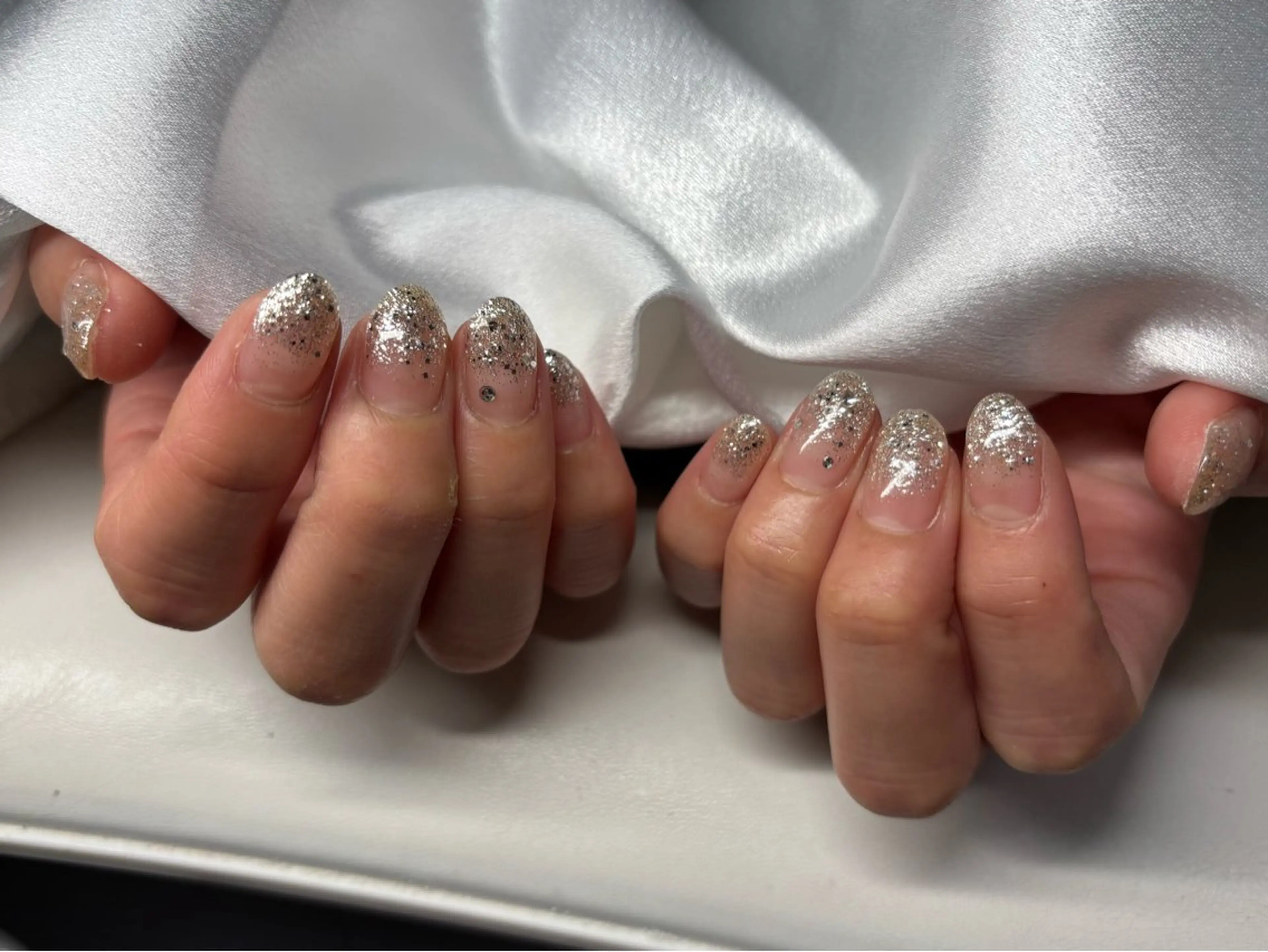 ネイル ラメ(グリッター) ラメグラデーション 門真市ネイルサロン♡ KUMI.HANAのネイルデザイン