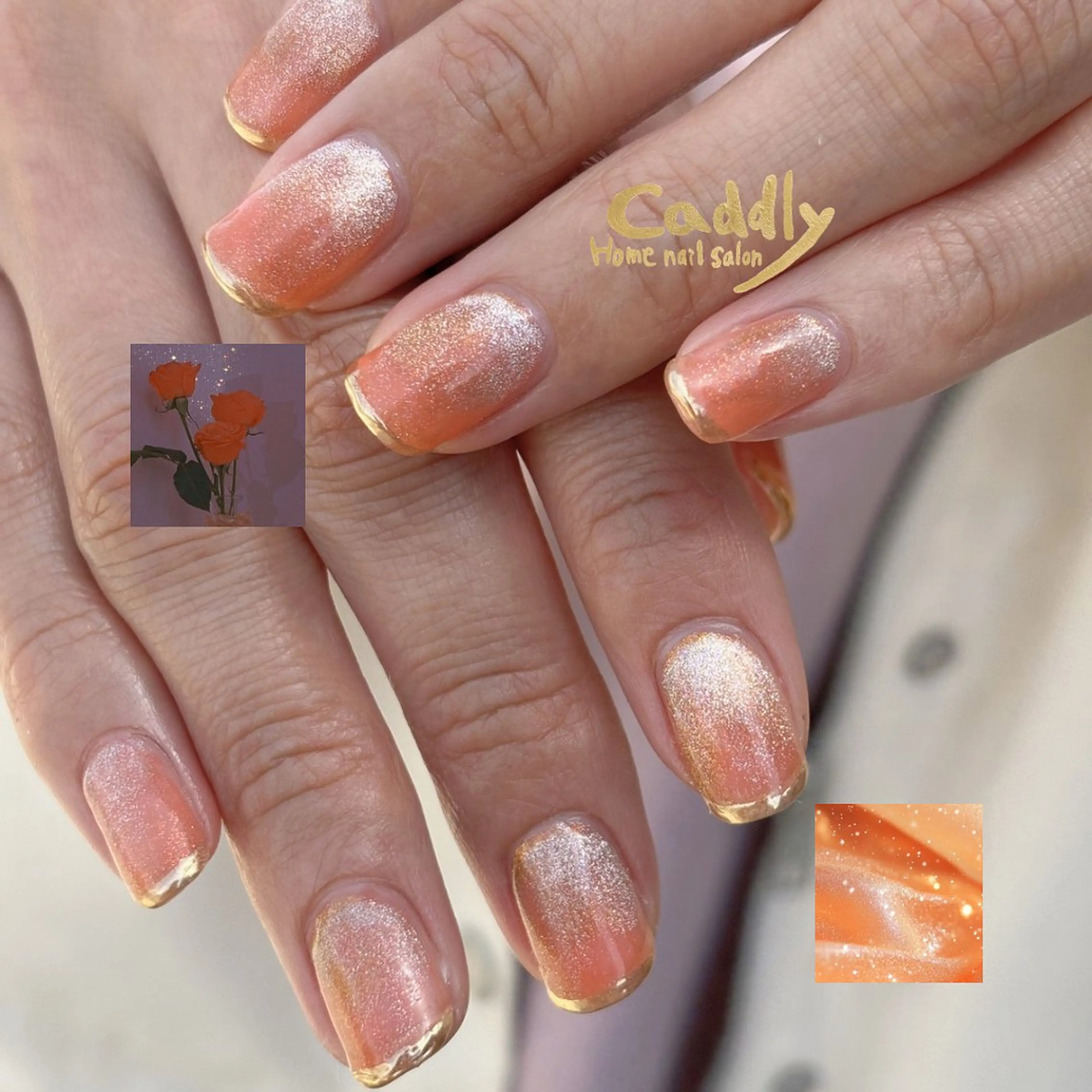 ネイル 持ち込み ハンドネイル caddly naoのネイルデザイン
