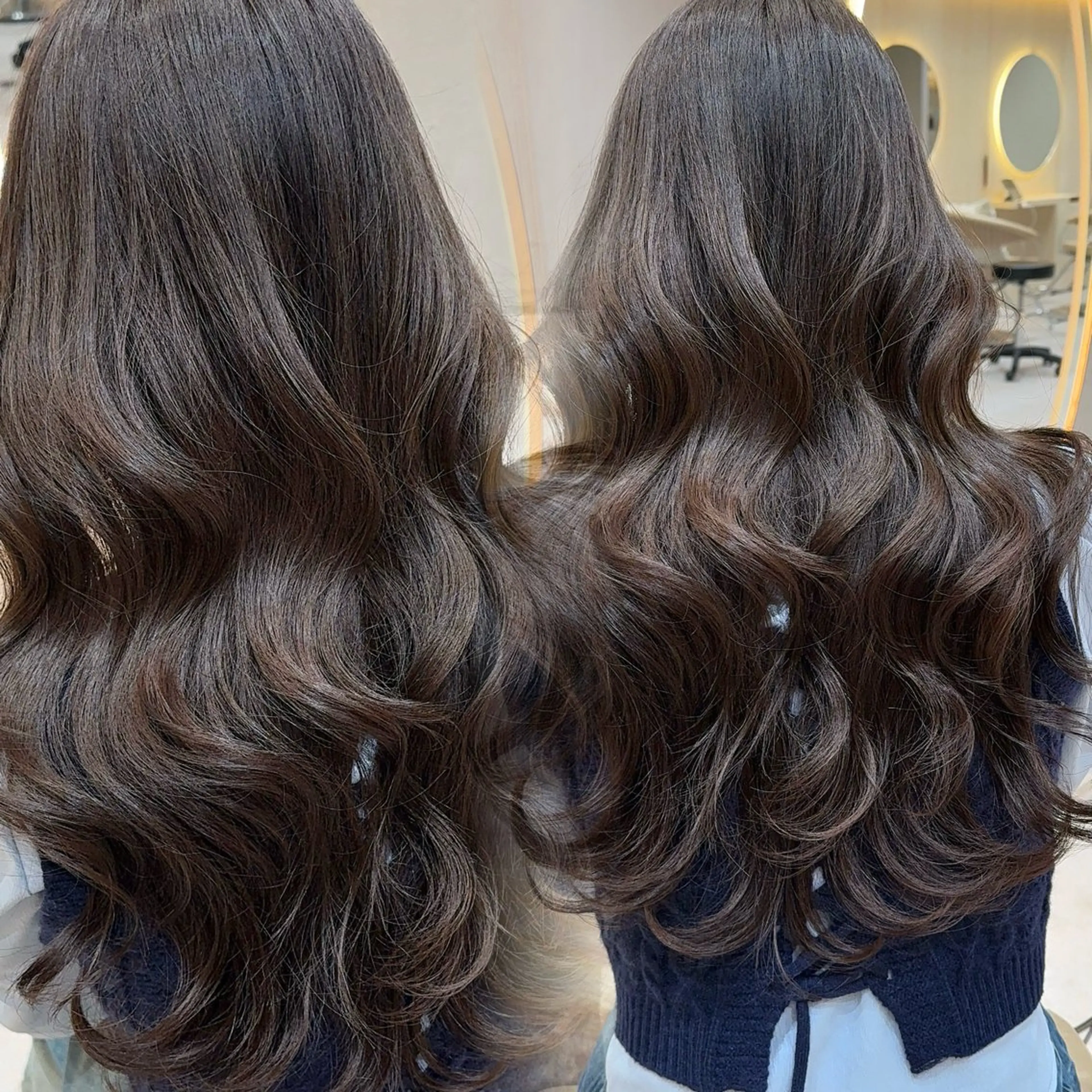 ロング カラー カット ヘアカラー トリートメント レイヤー❣️縮毛矯 川村利幸のヘアスタイル